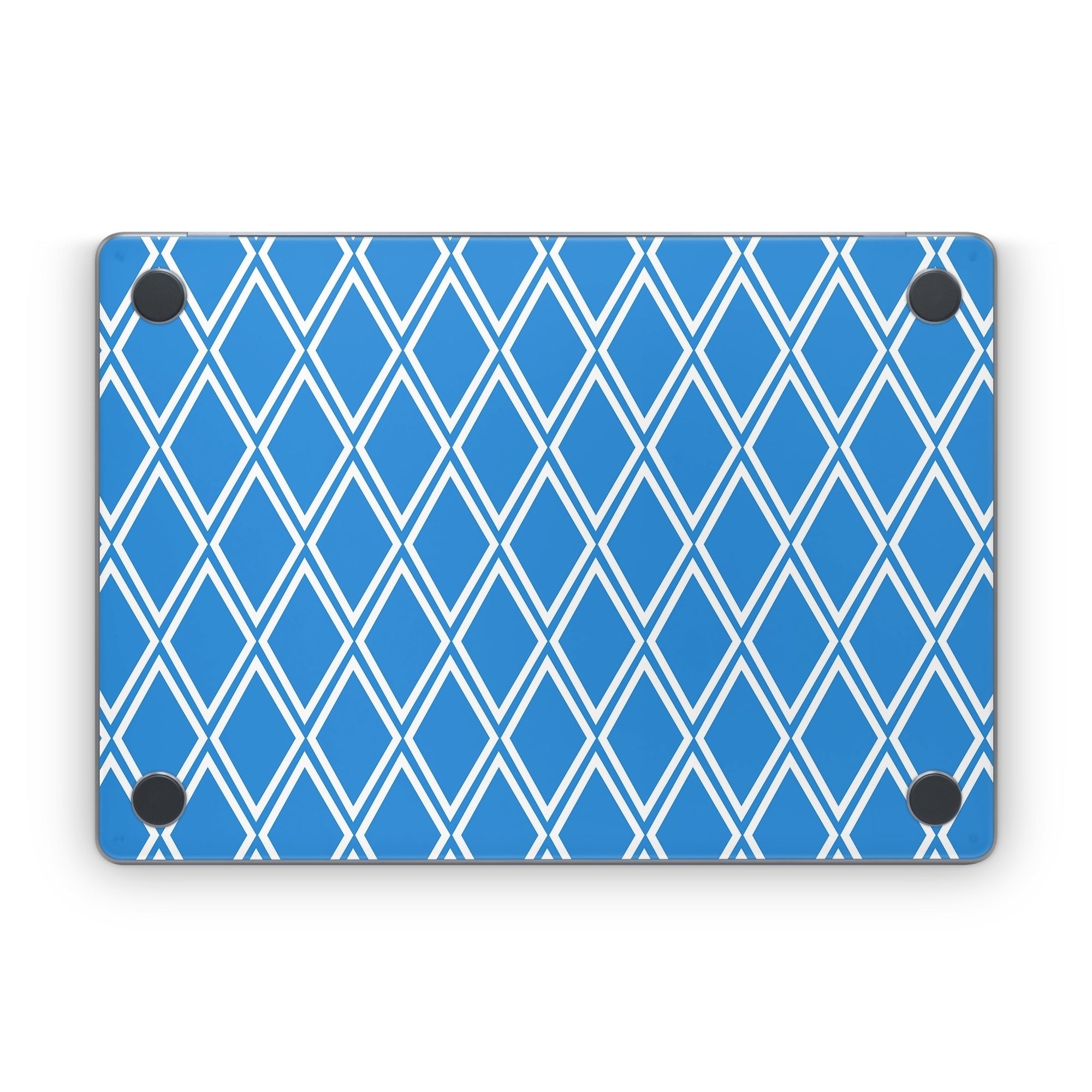 Blue Checks - Apple MacBook Skin