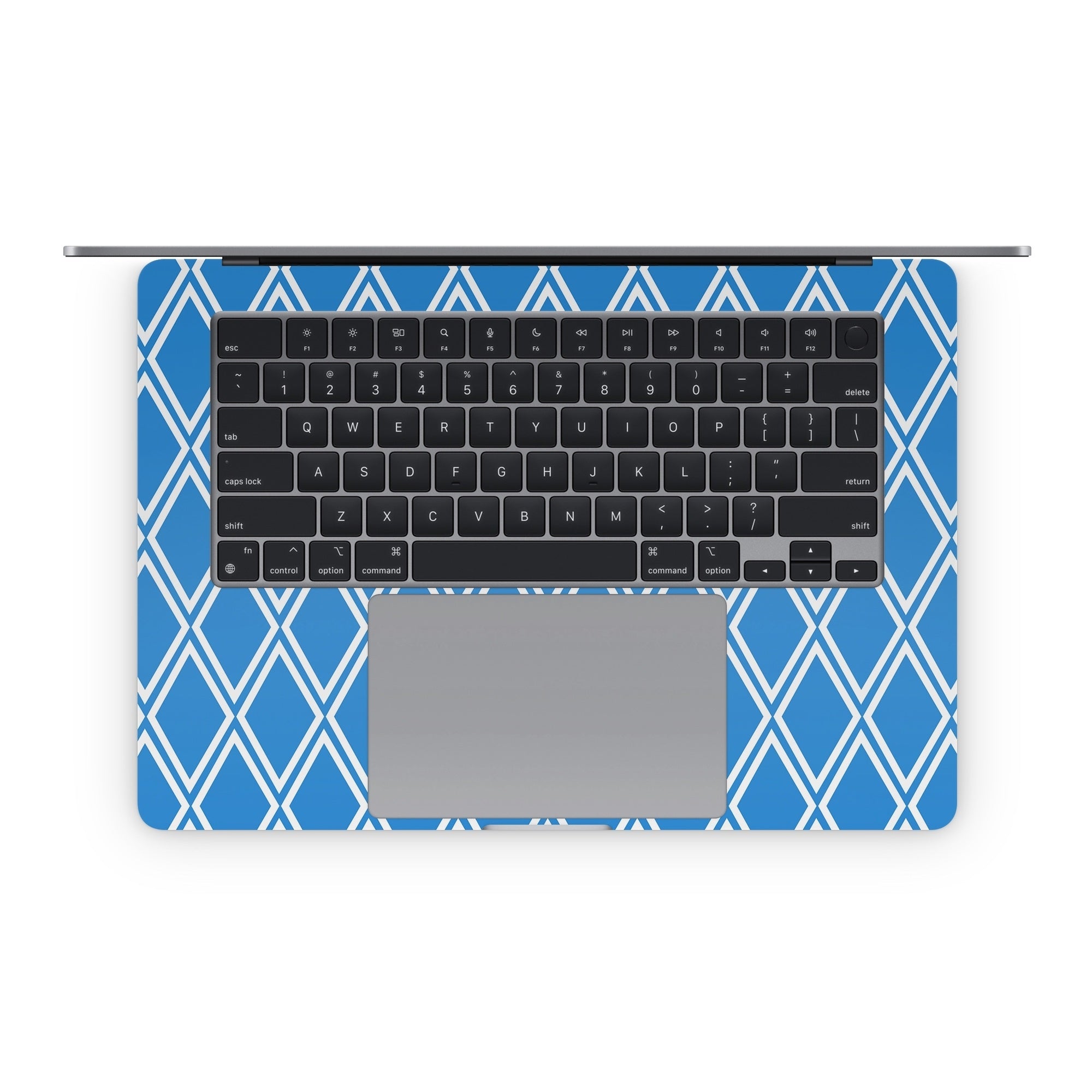 Blue Checks - Apple MacBook Skin