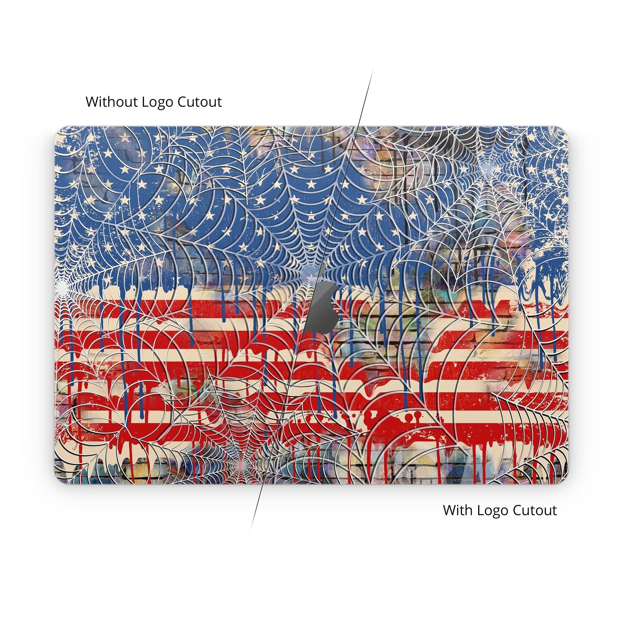 Cobweb Flag - Apple MacBook Skin