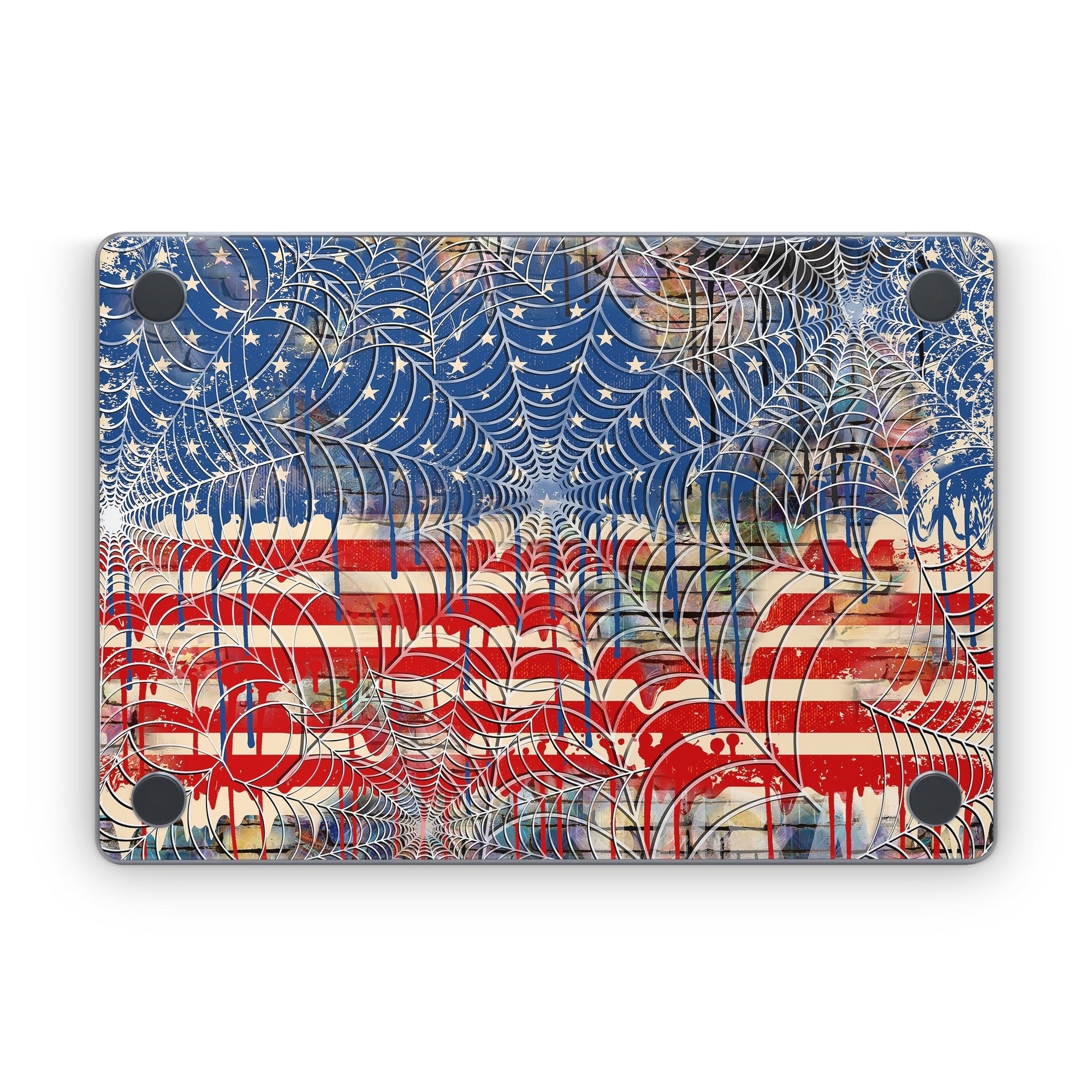 Cobweb Flag - Apple MacBook Skin