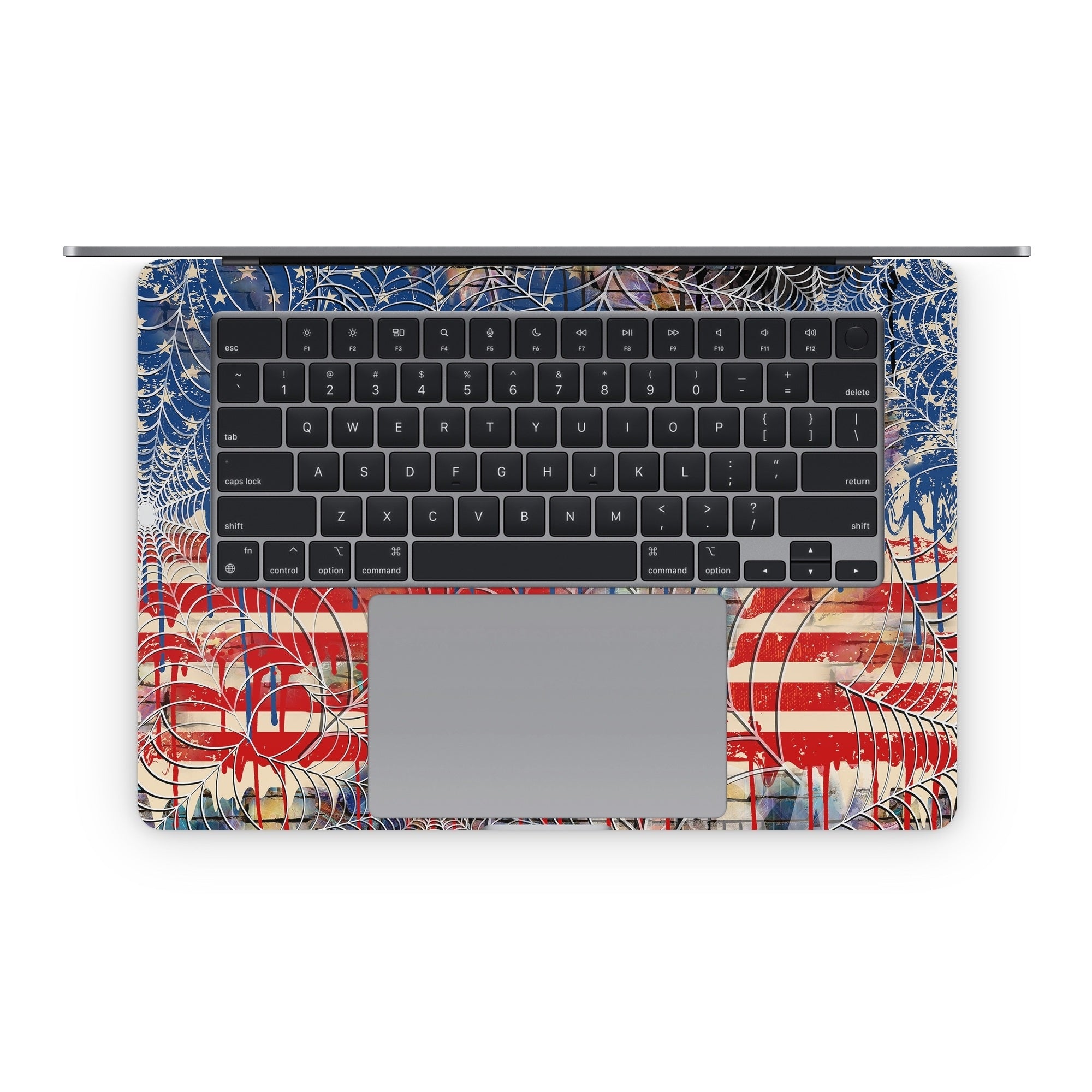 Cobweb Flag - Apple MacBook Skin