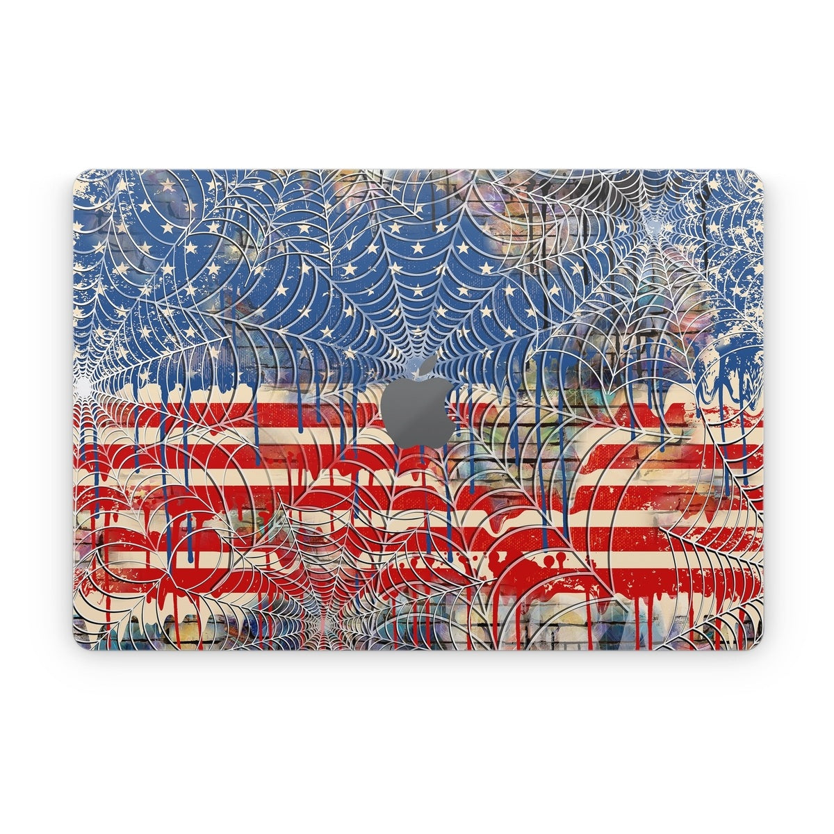 Cobweb Flag - Apple MacBook Skin