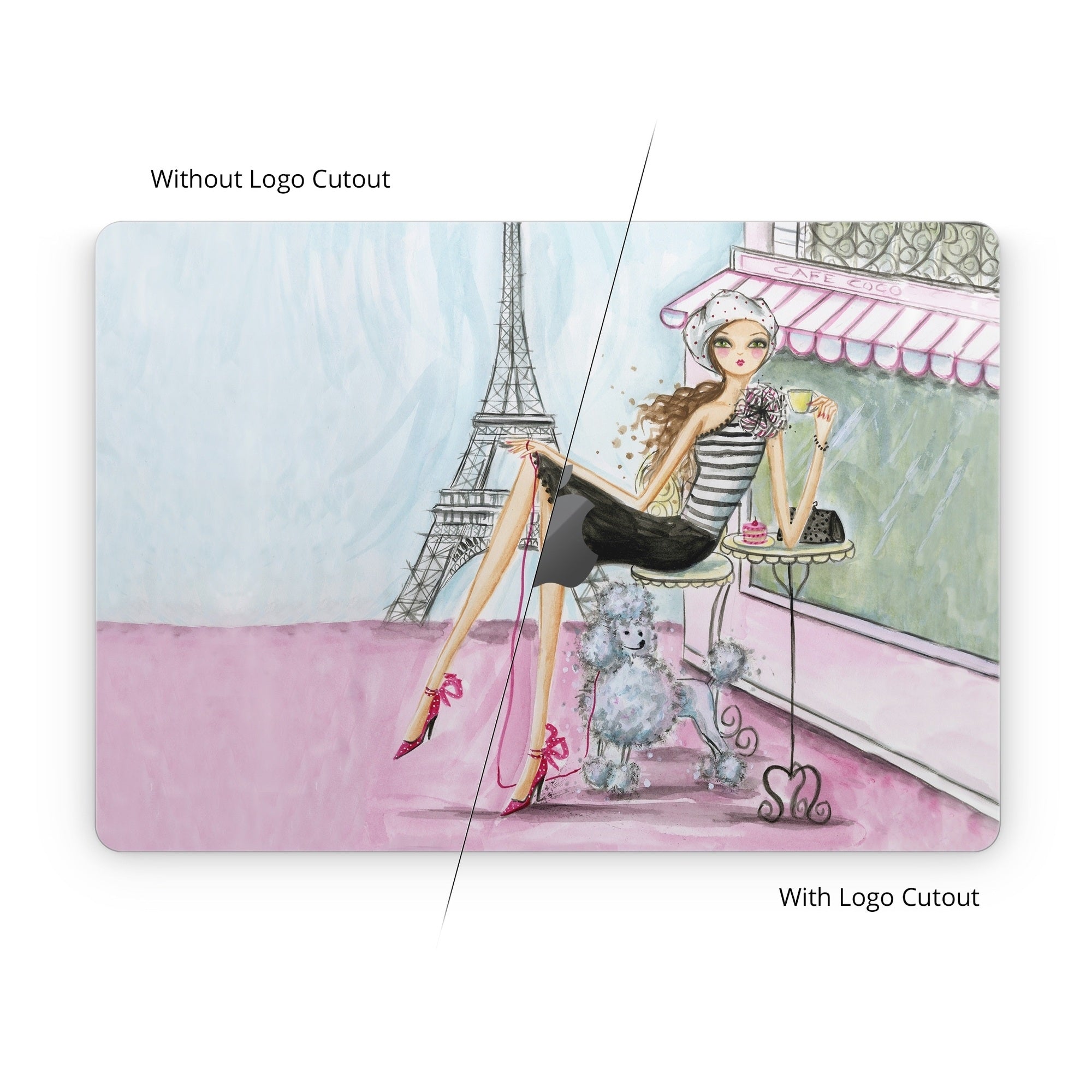 Cafe Paris - Apple MacBook Skin