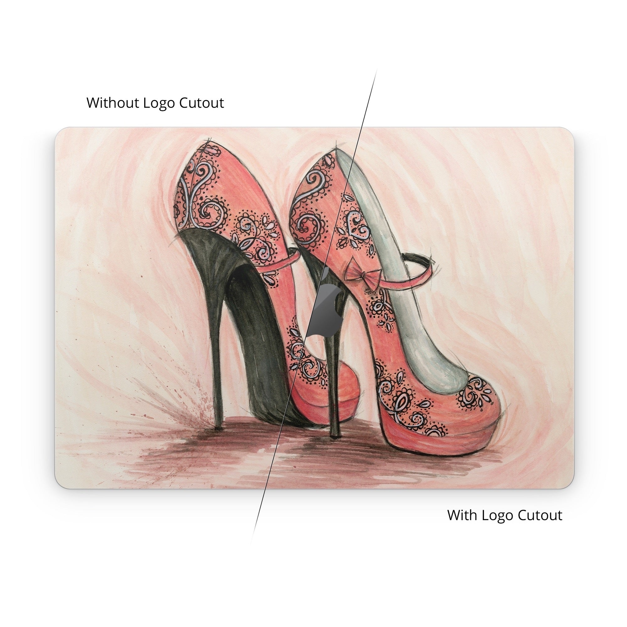 Coral Shoes - Apple MacBook Skin