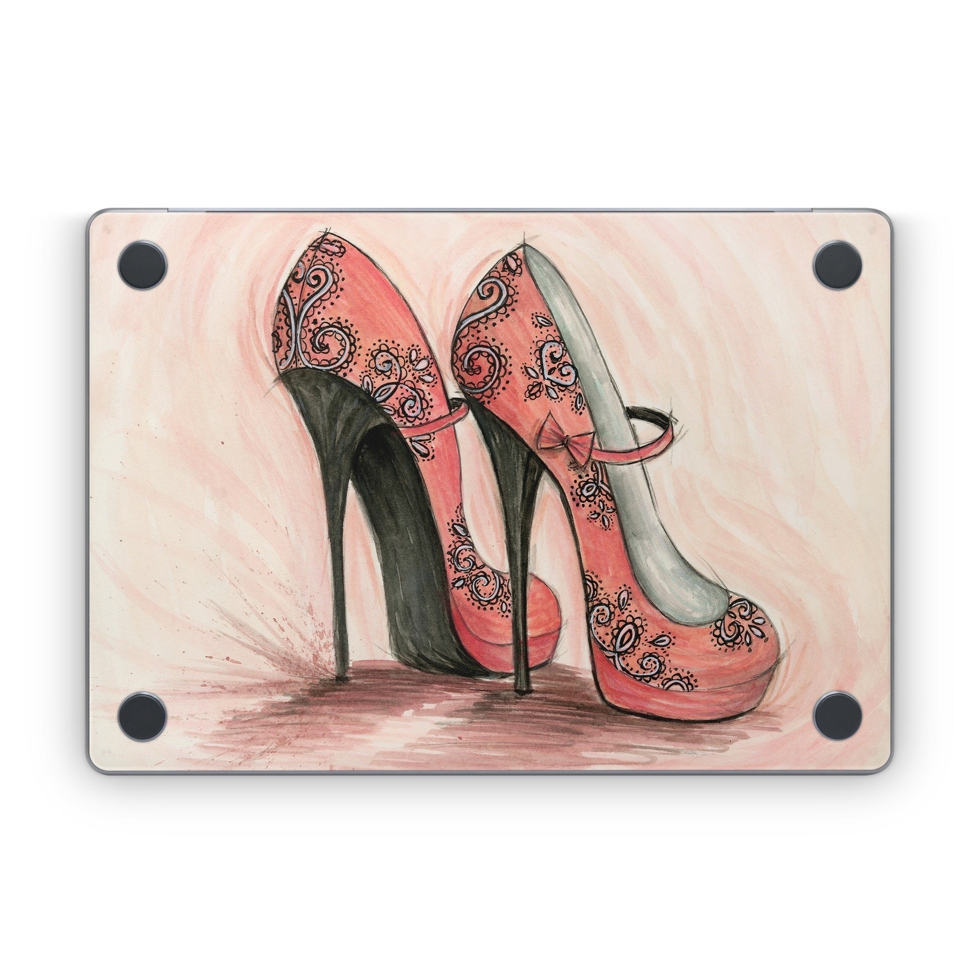 Coral Shoes - Apple MacBook Skin