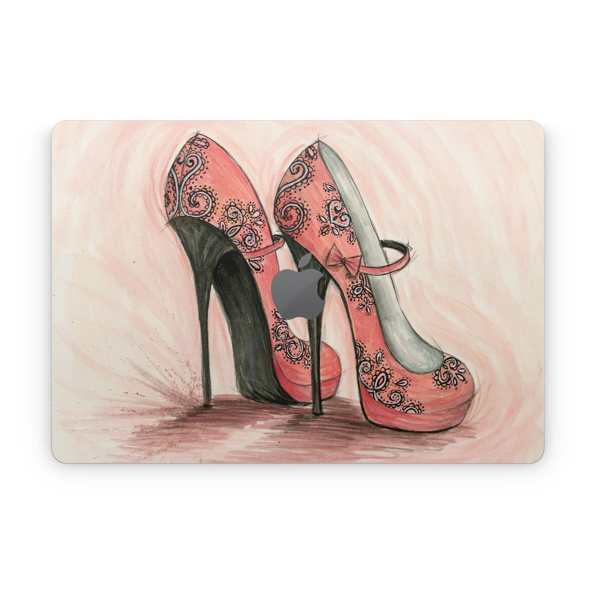 Coral Shoes - Apple MacBook Skin