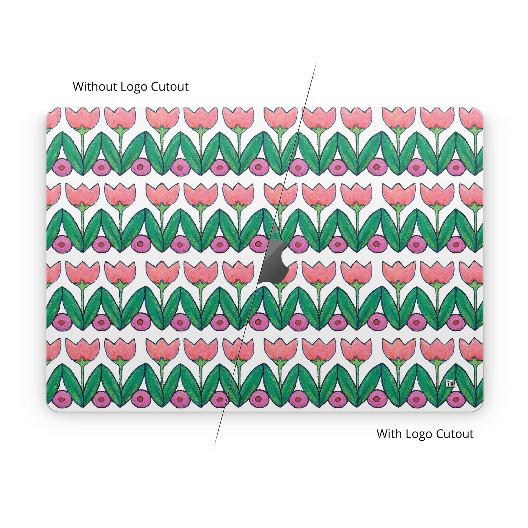 Deco Tulips - Apple MacBook Skin