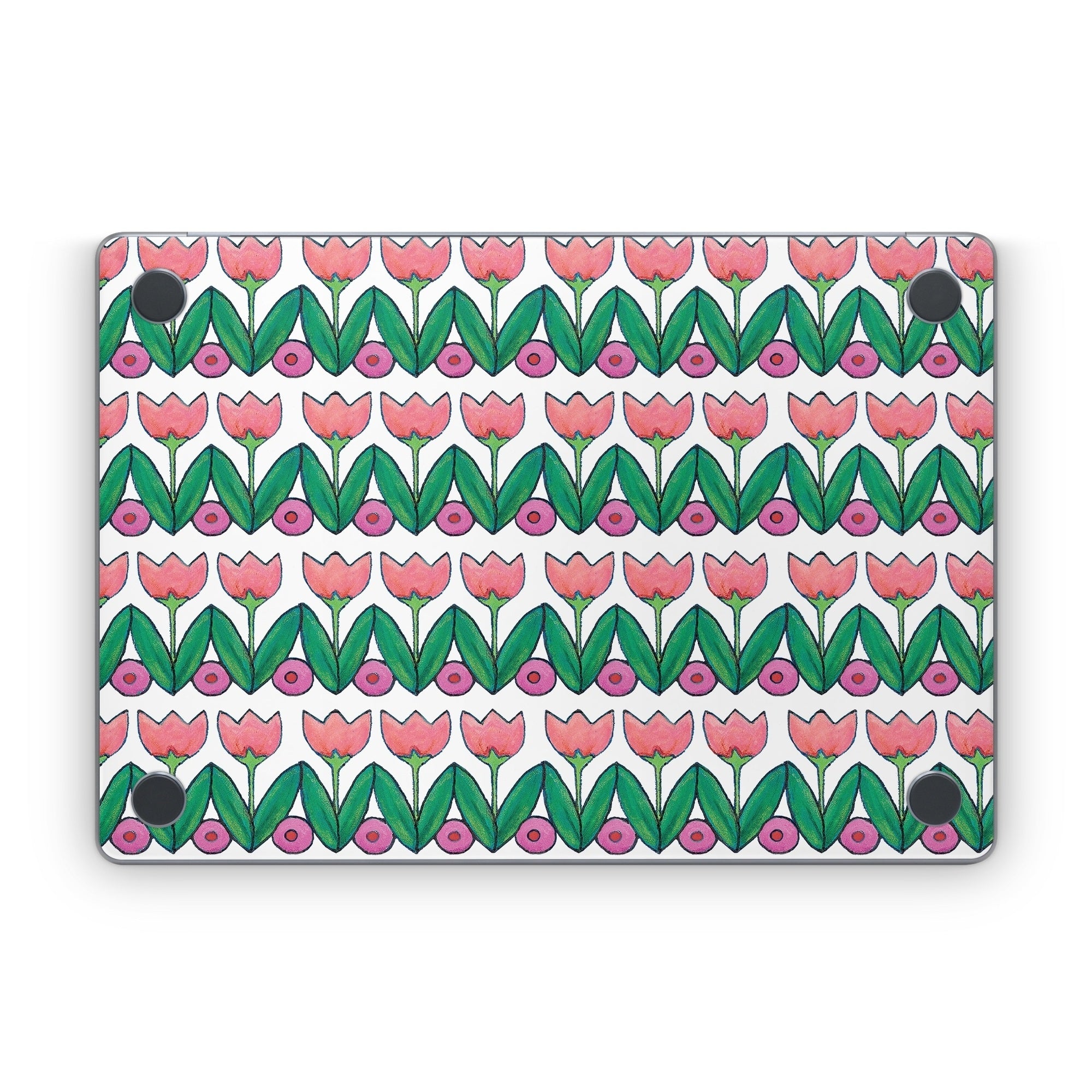 Deco Tulips - Apple MacBook Skin