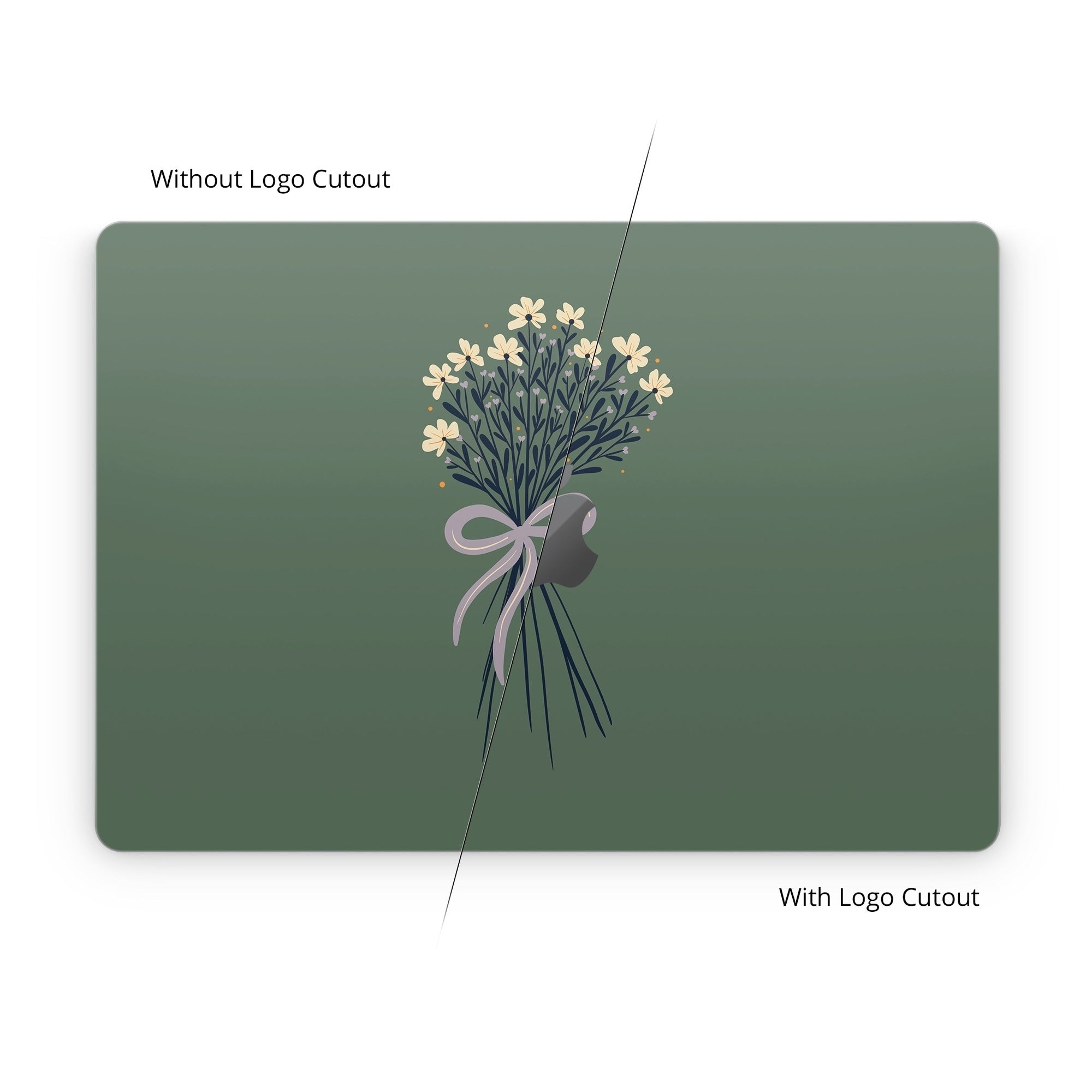 Floral Bouquet Bow  - Apple MacBook Skin