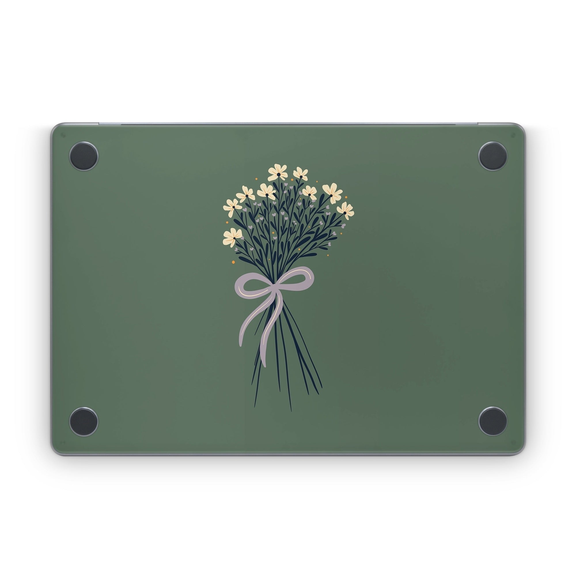 Floral Bouquet Bow  - Apple MacBook Skin