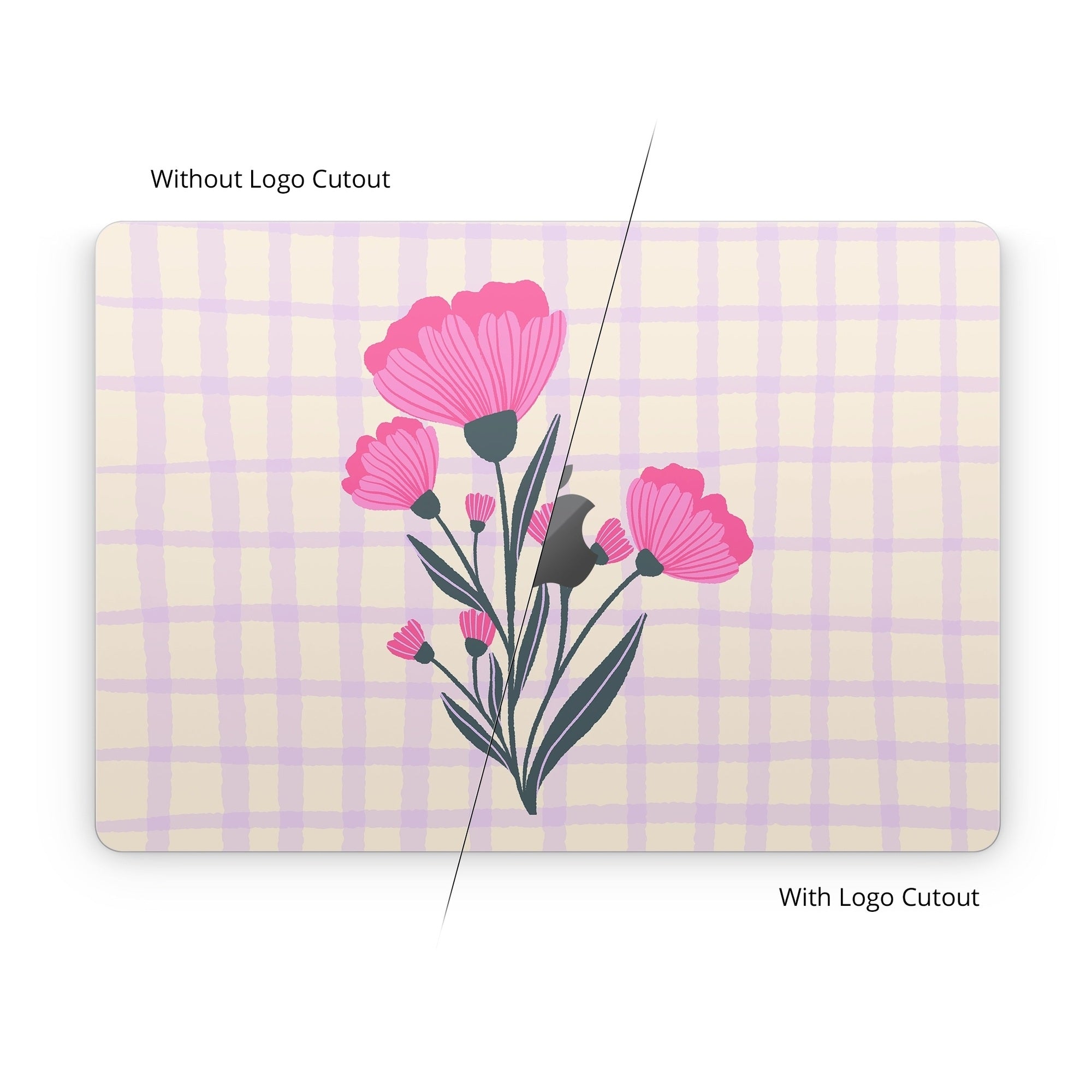 Floral Bouquet Grid - Apple MacBook Skin