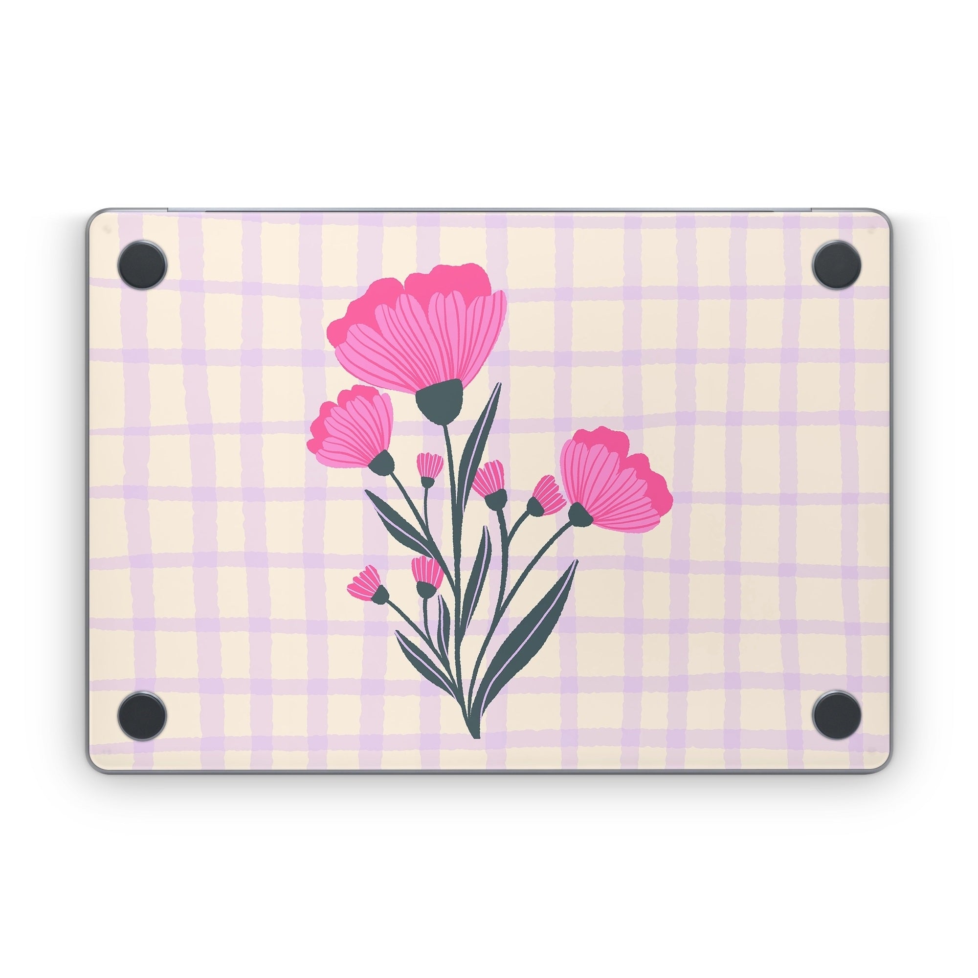 Floral Bouquet Grid - Apple MacBook Skin