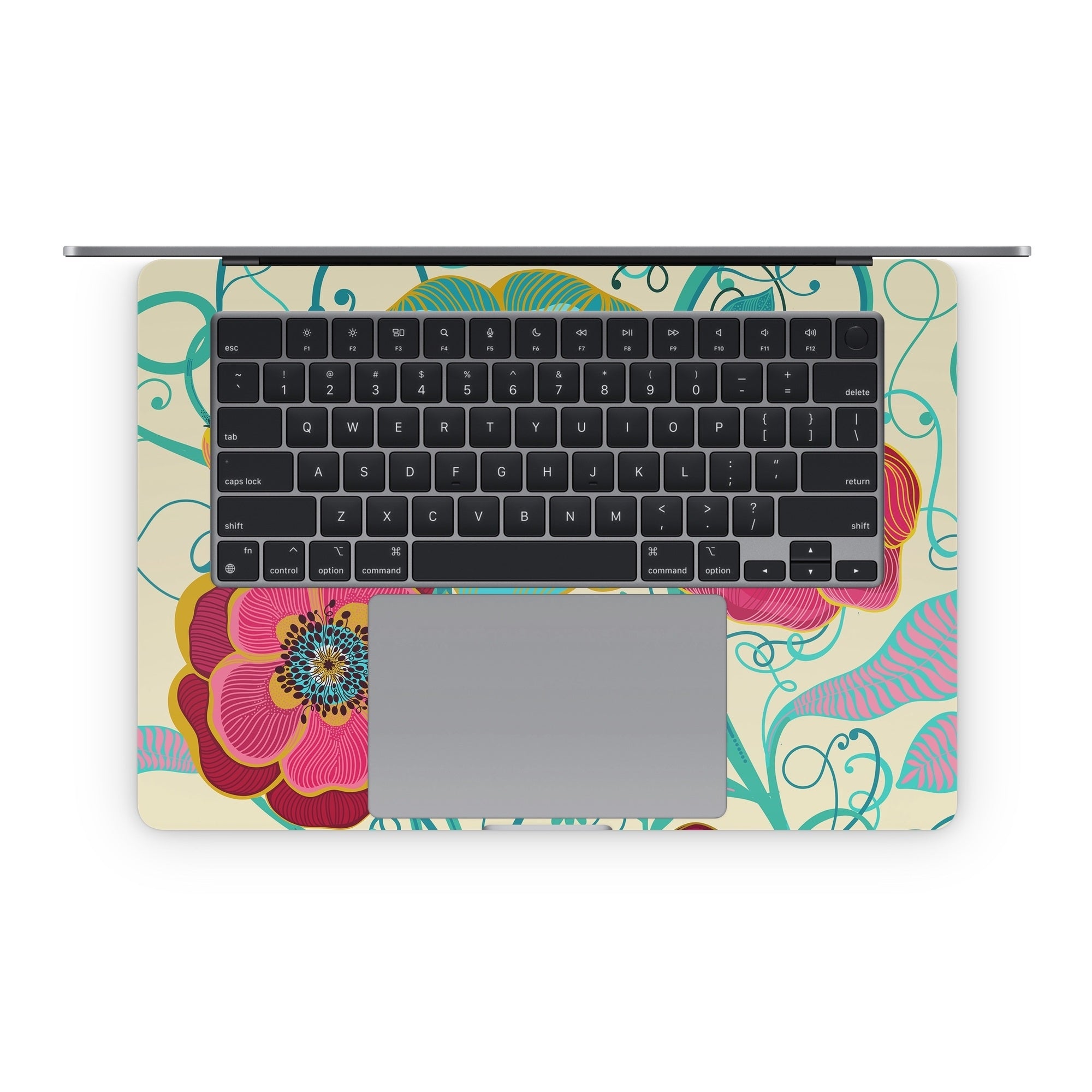 Golden Flowers - Apple MacBook Skin