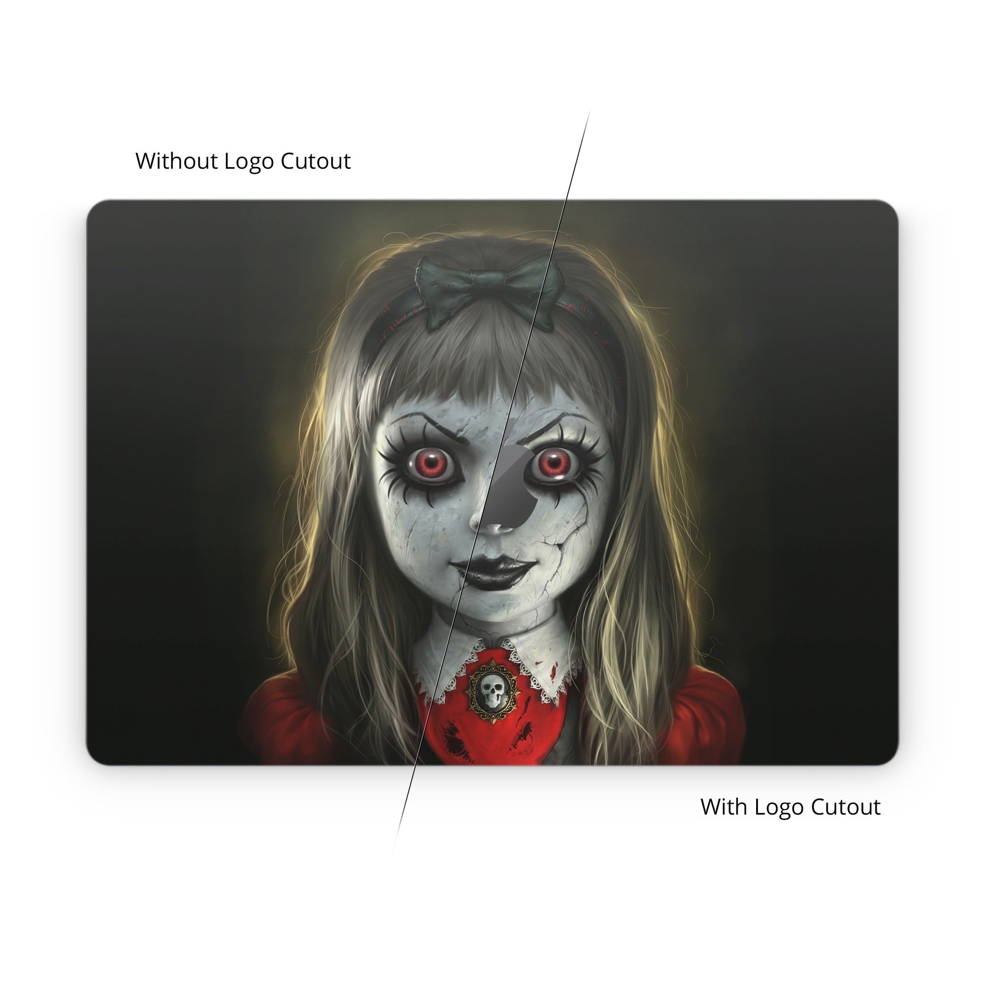 Haunted Doll - Apple MacBook Skin