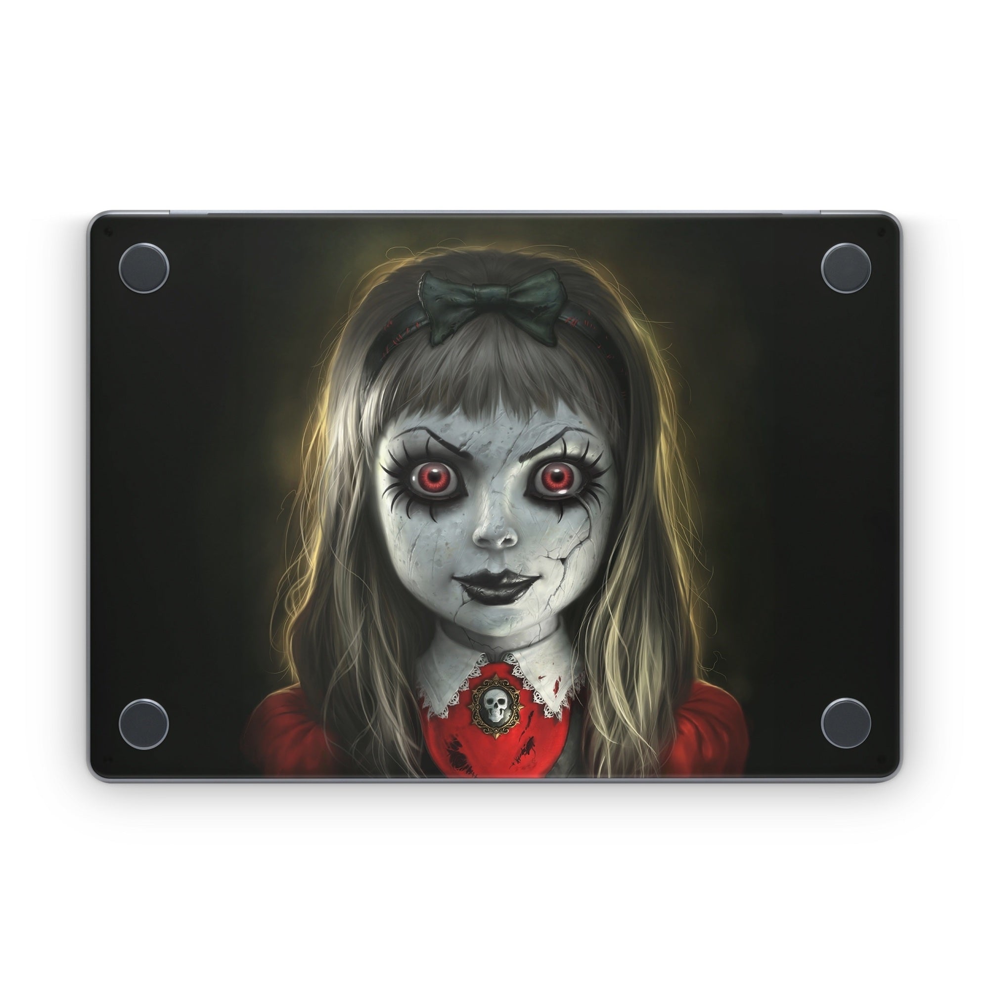 Haunted Doll - Apple MacBook Skin