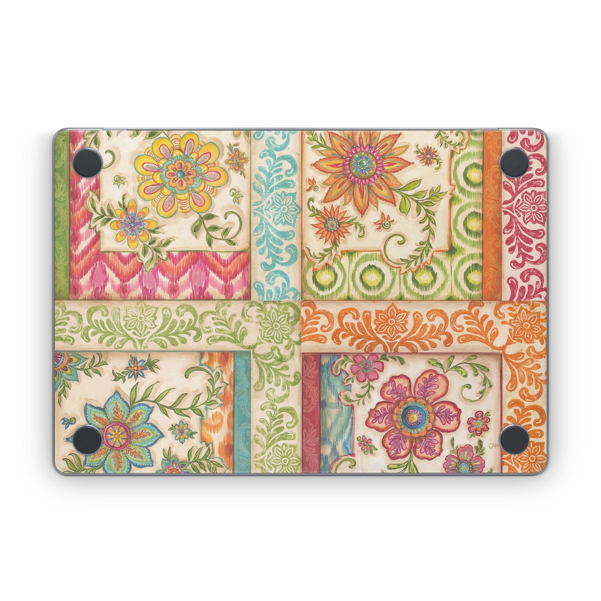 Ikat Floral - Apple MacBook Skin