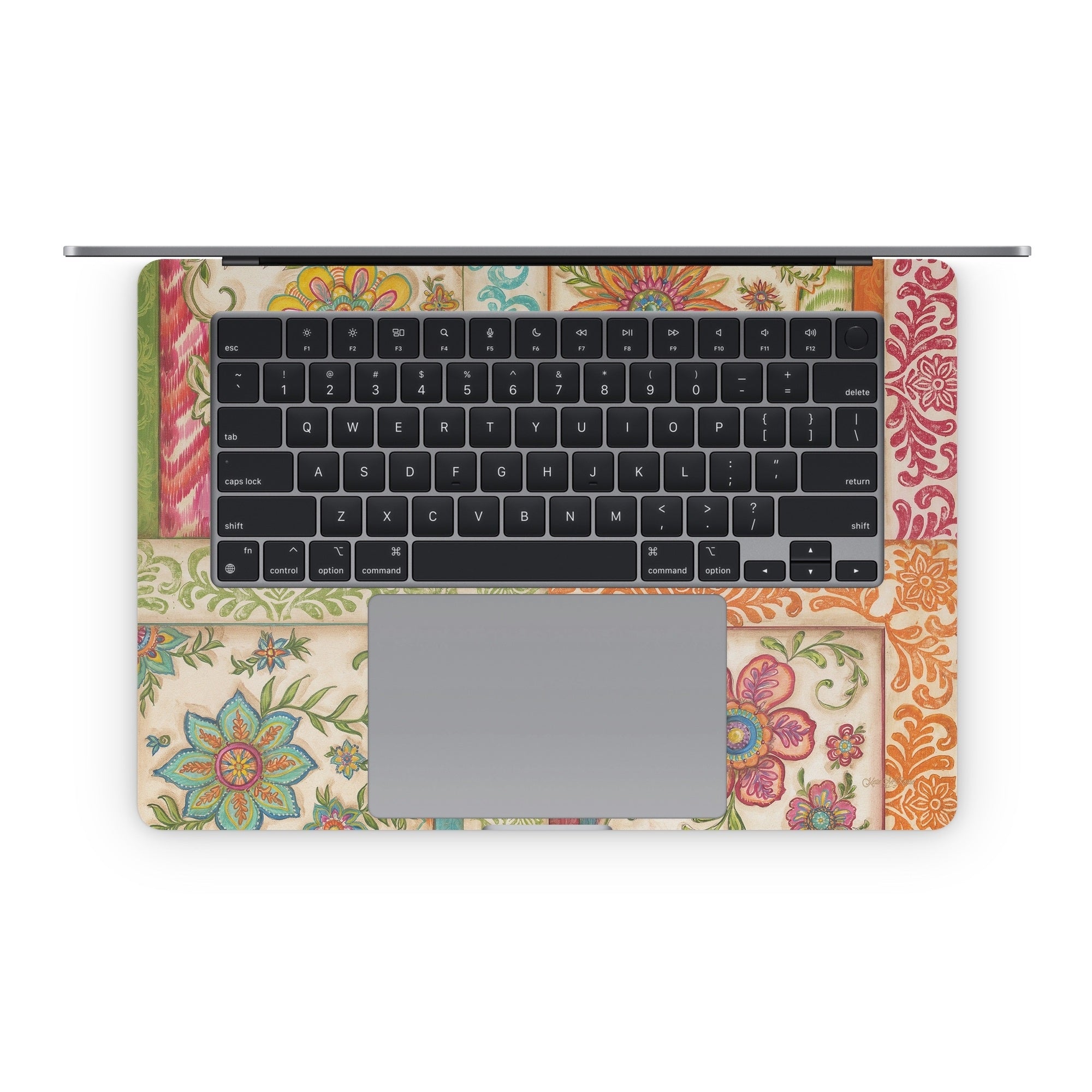 Ikat Floral - Apple MacBook Skin