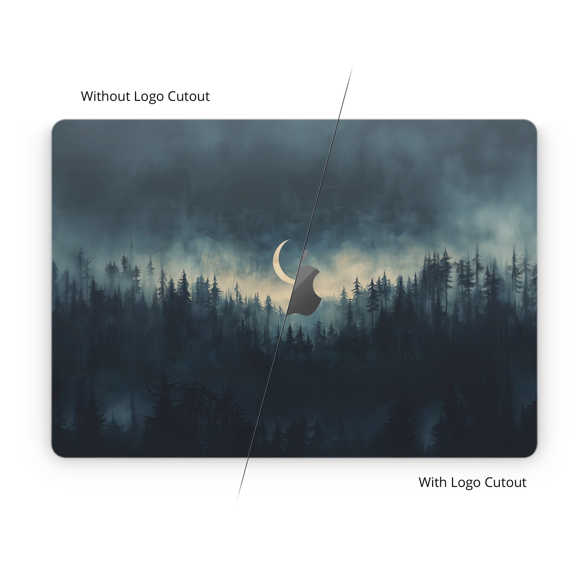 The Moon - Apple MacBook Skin