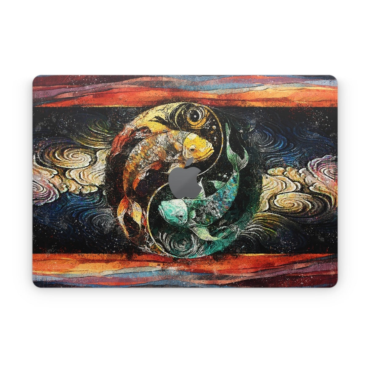 Koi Fish Yin Yang - Apple MacBook Skin