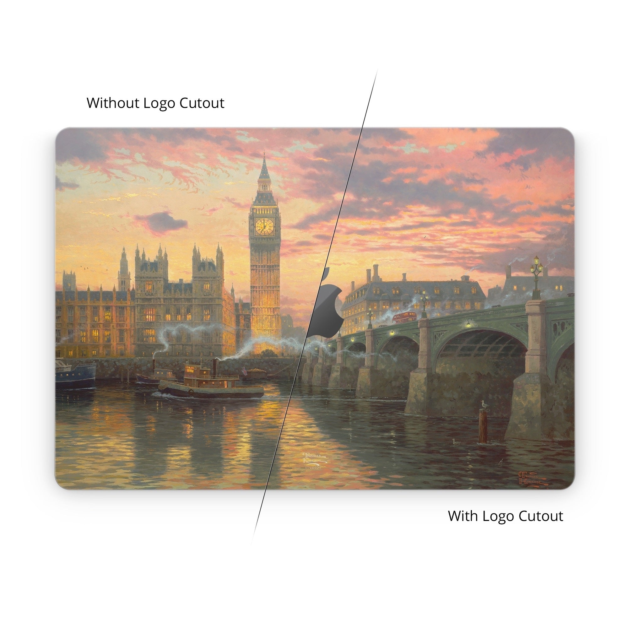 London - Thomas Kinkade - Apple MacBook Skin