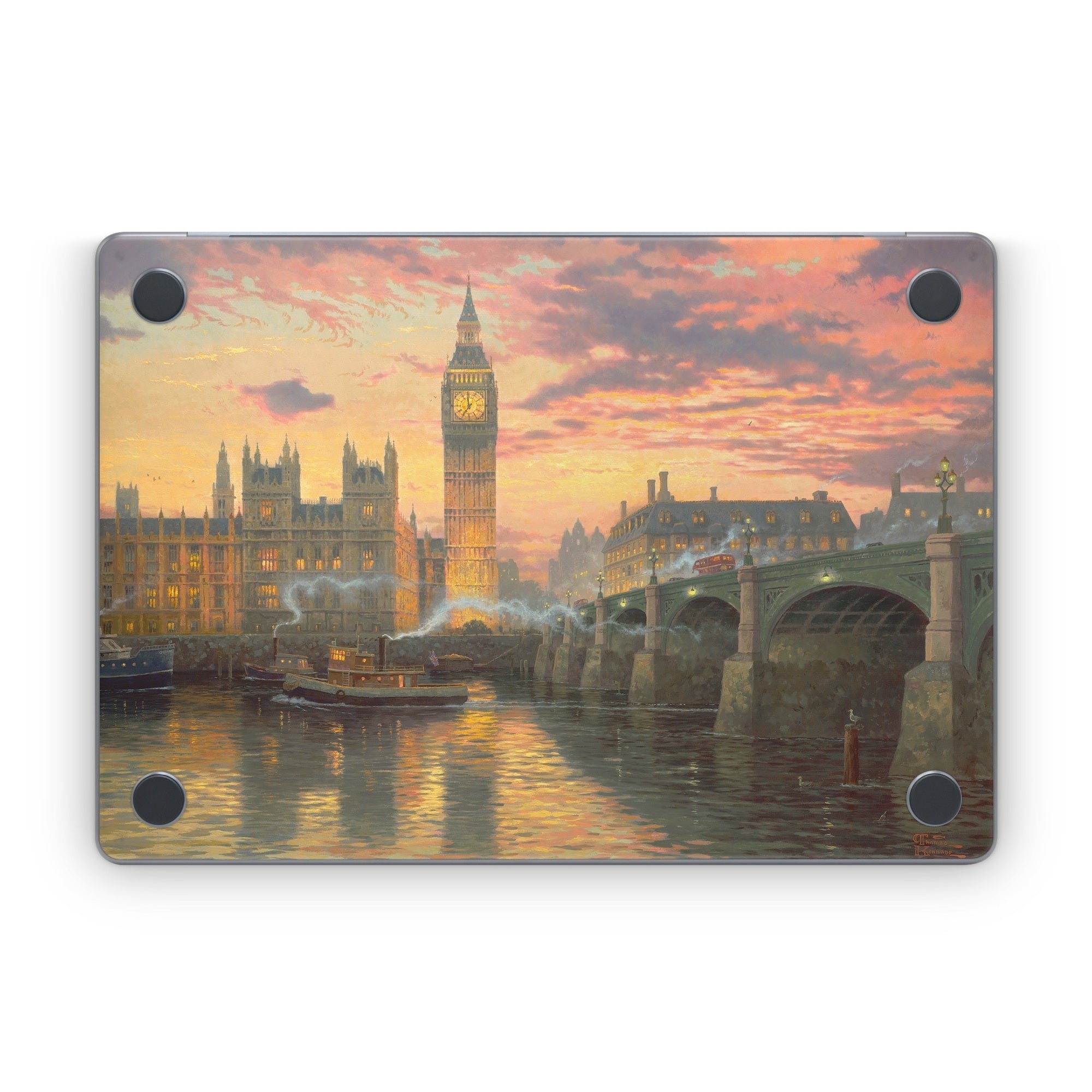 London - Thomas Kinkade - Apple MacBook Skin