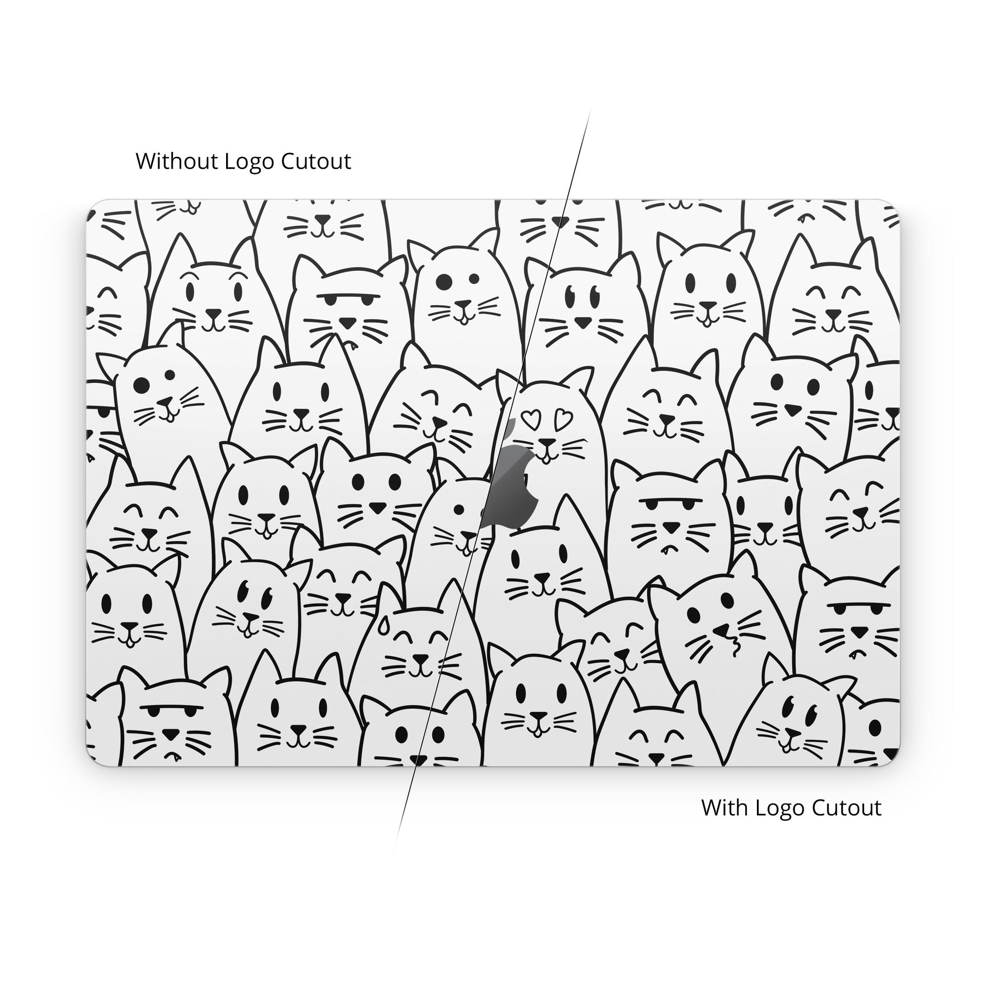 Moody Cats - Apple MacBook Skin