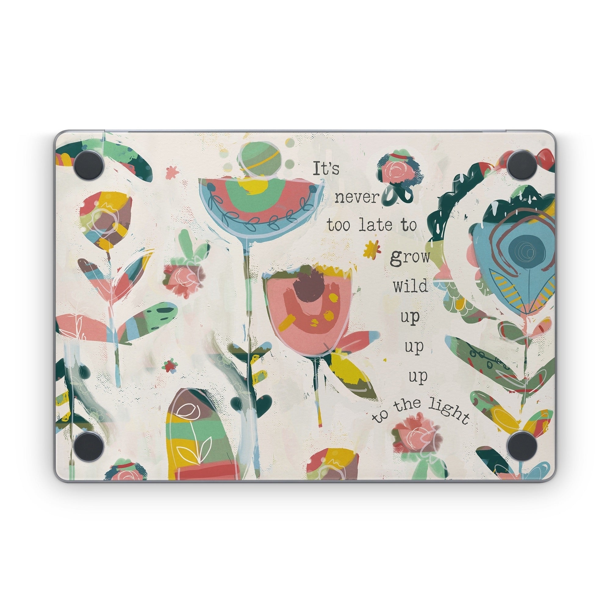 It's Never Too Late - Apple MacBook Skin