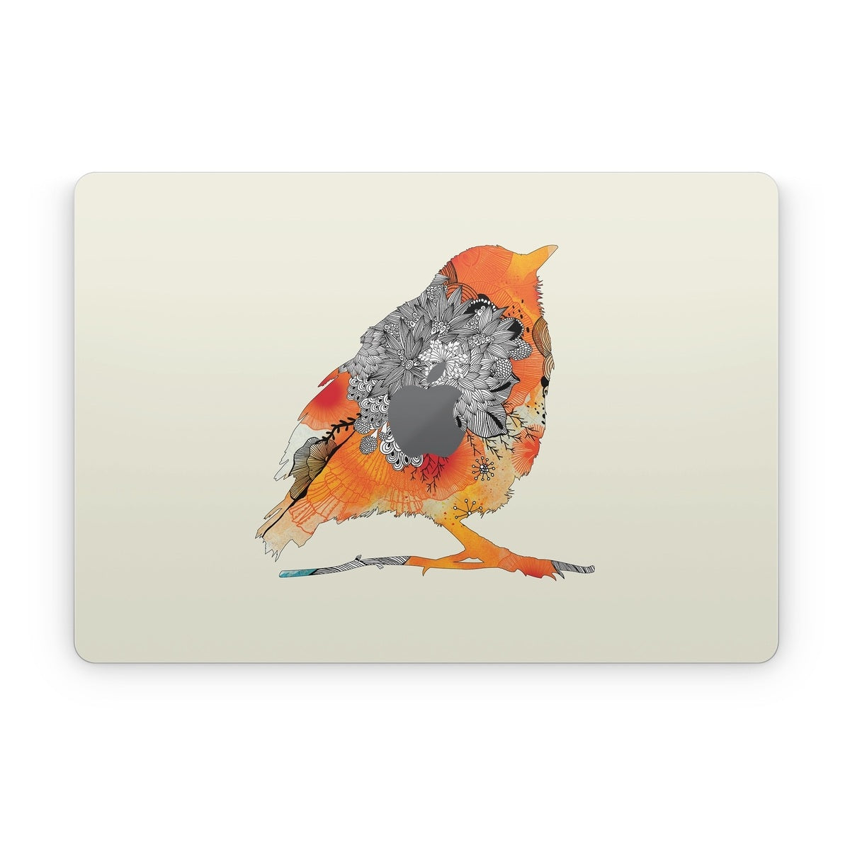 Orange Bird - Apple MacBook Skin