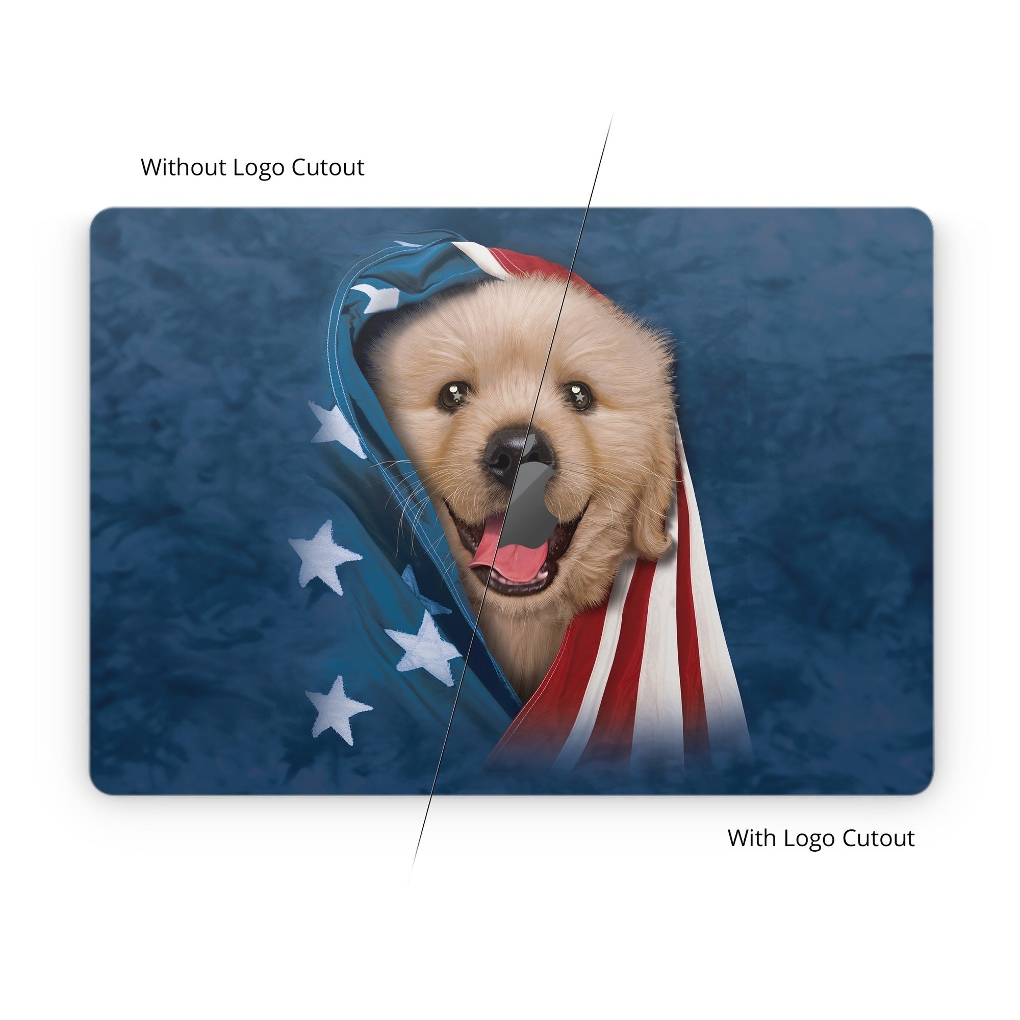 Patriotic Retriever - Apple MacBook Skin