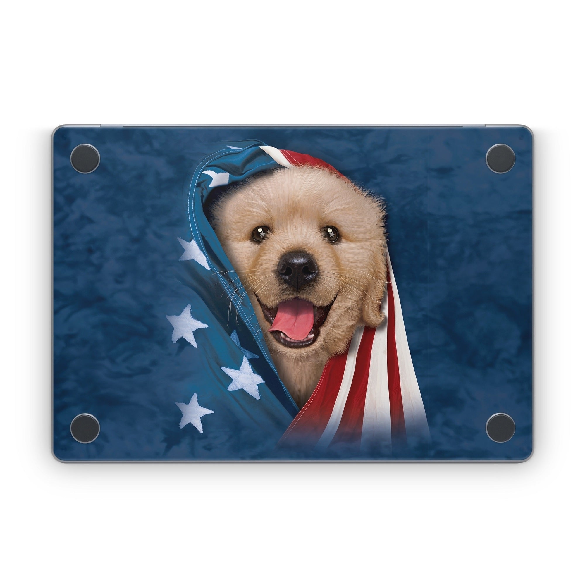 Patriotic Retriever - Apple MacBook Skin