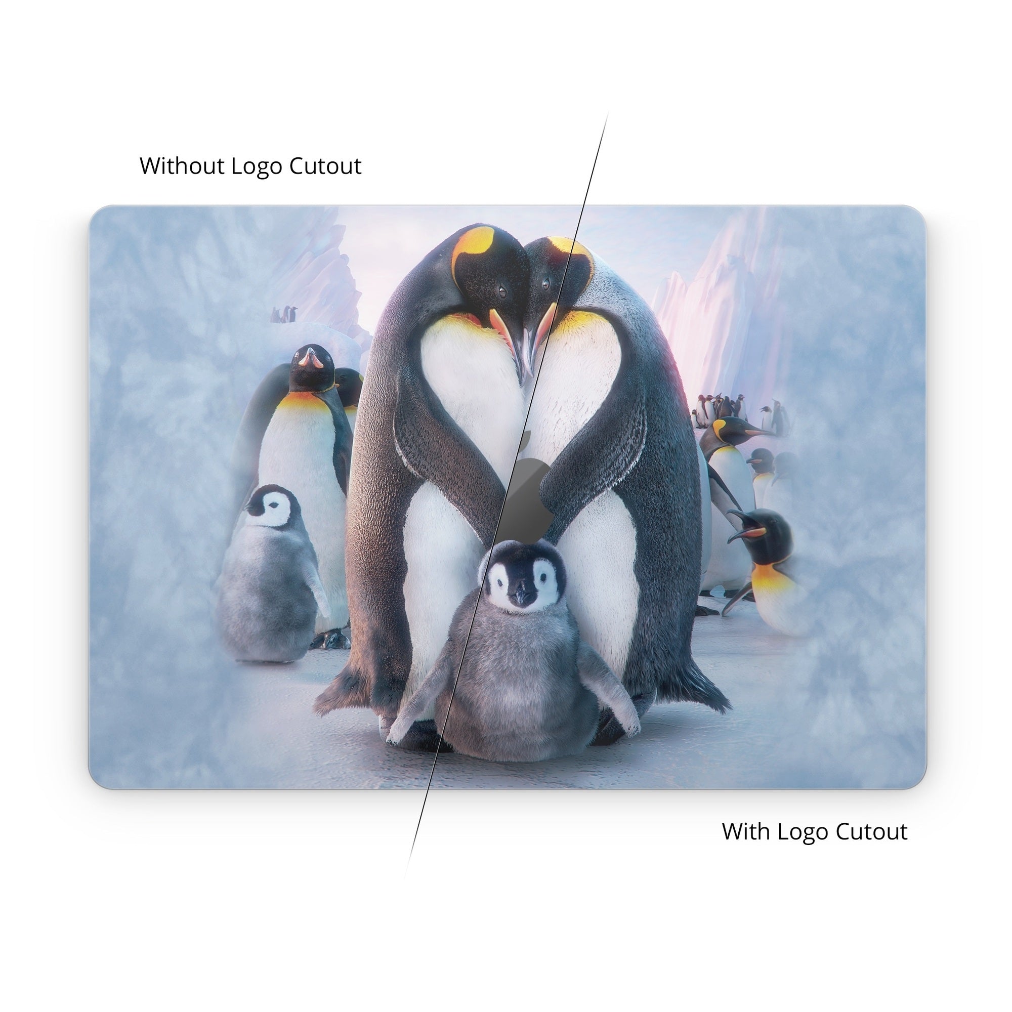 Penguin Heart - Apple MacBook Skin