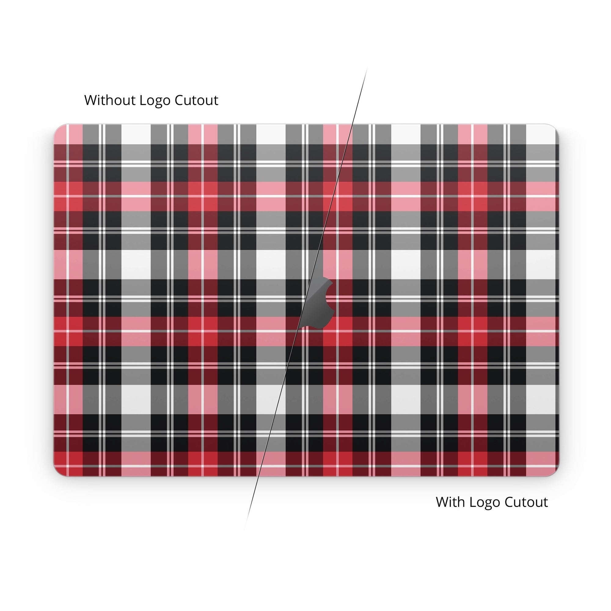 Red Plaid - Apple MacBook Skin