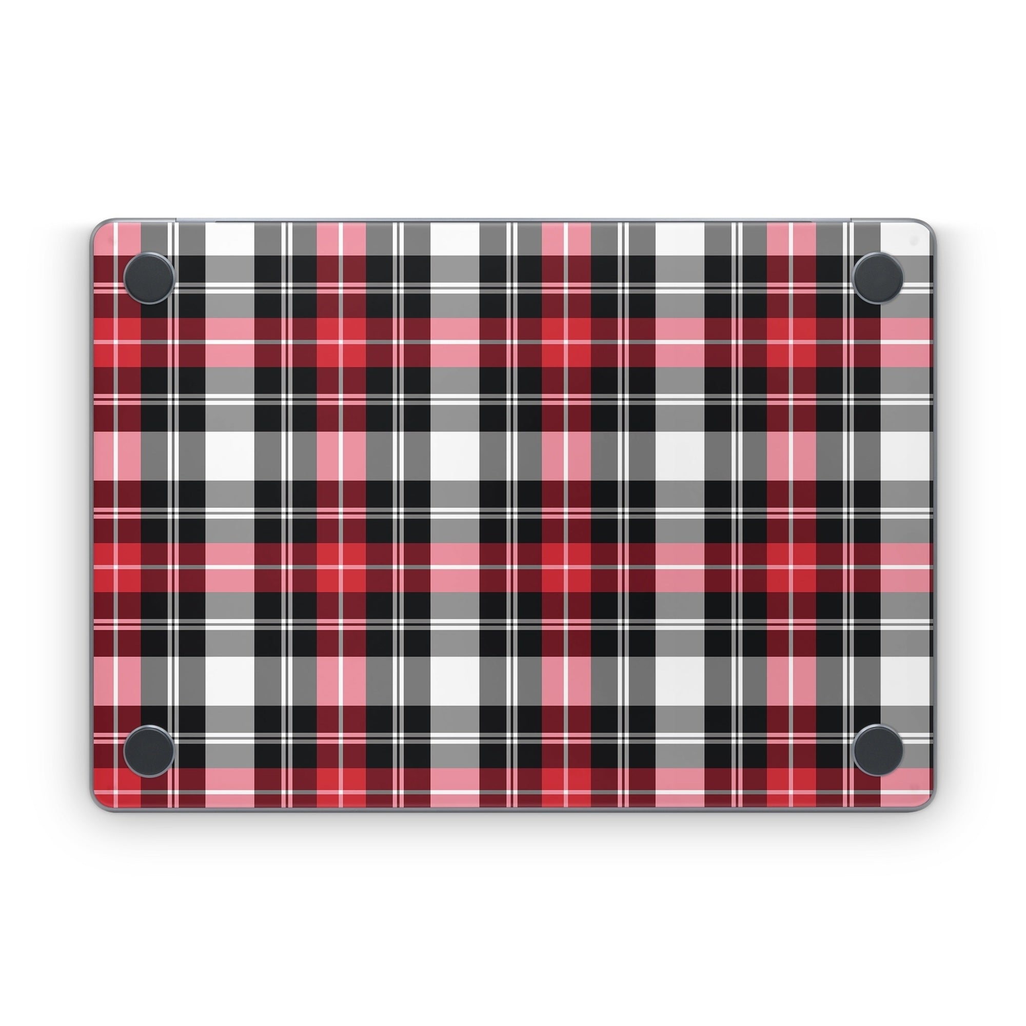 Red Plaid - Apple MacBook Skin