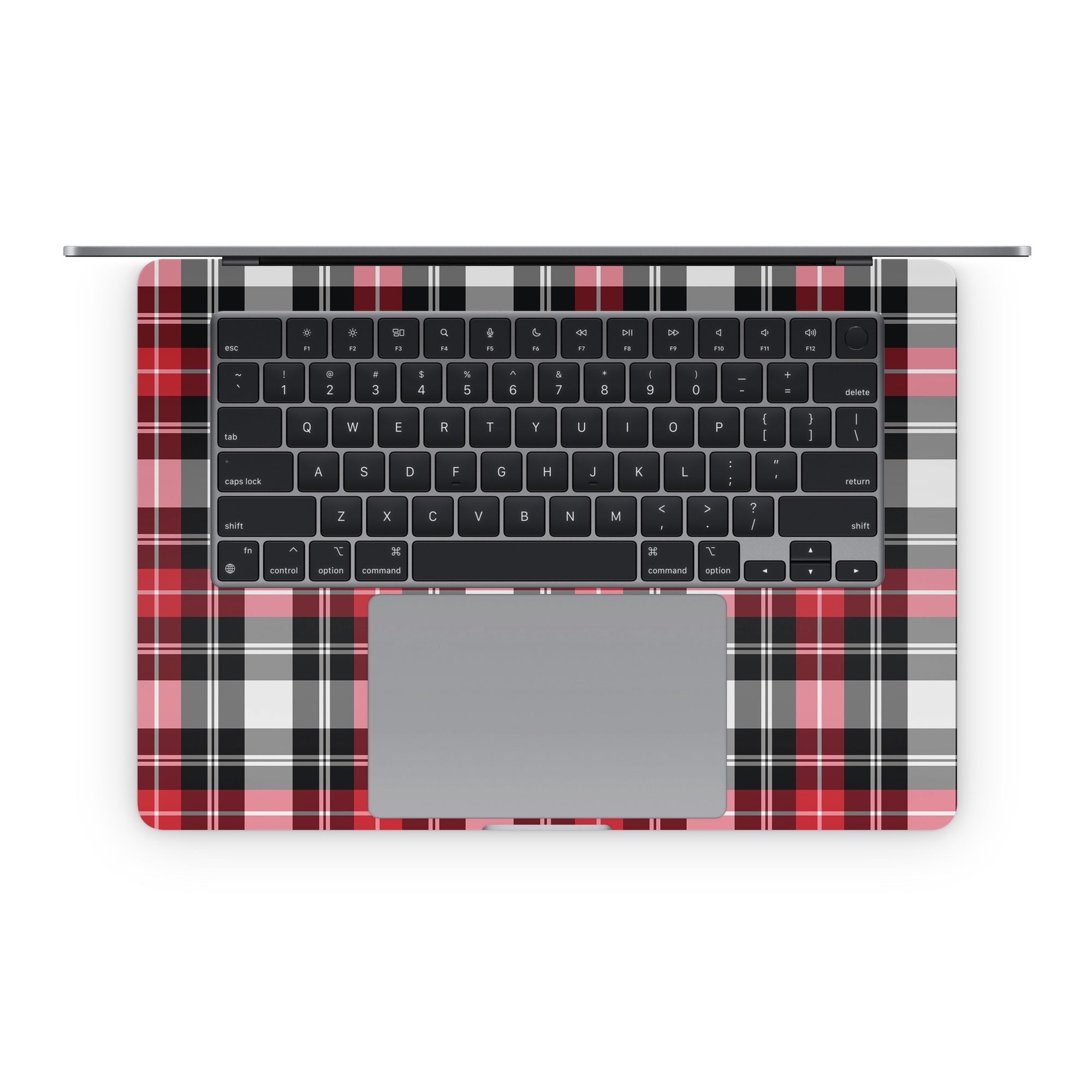 Red Plaid - Apple MacBook Skin