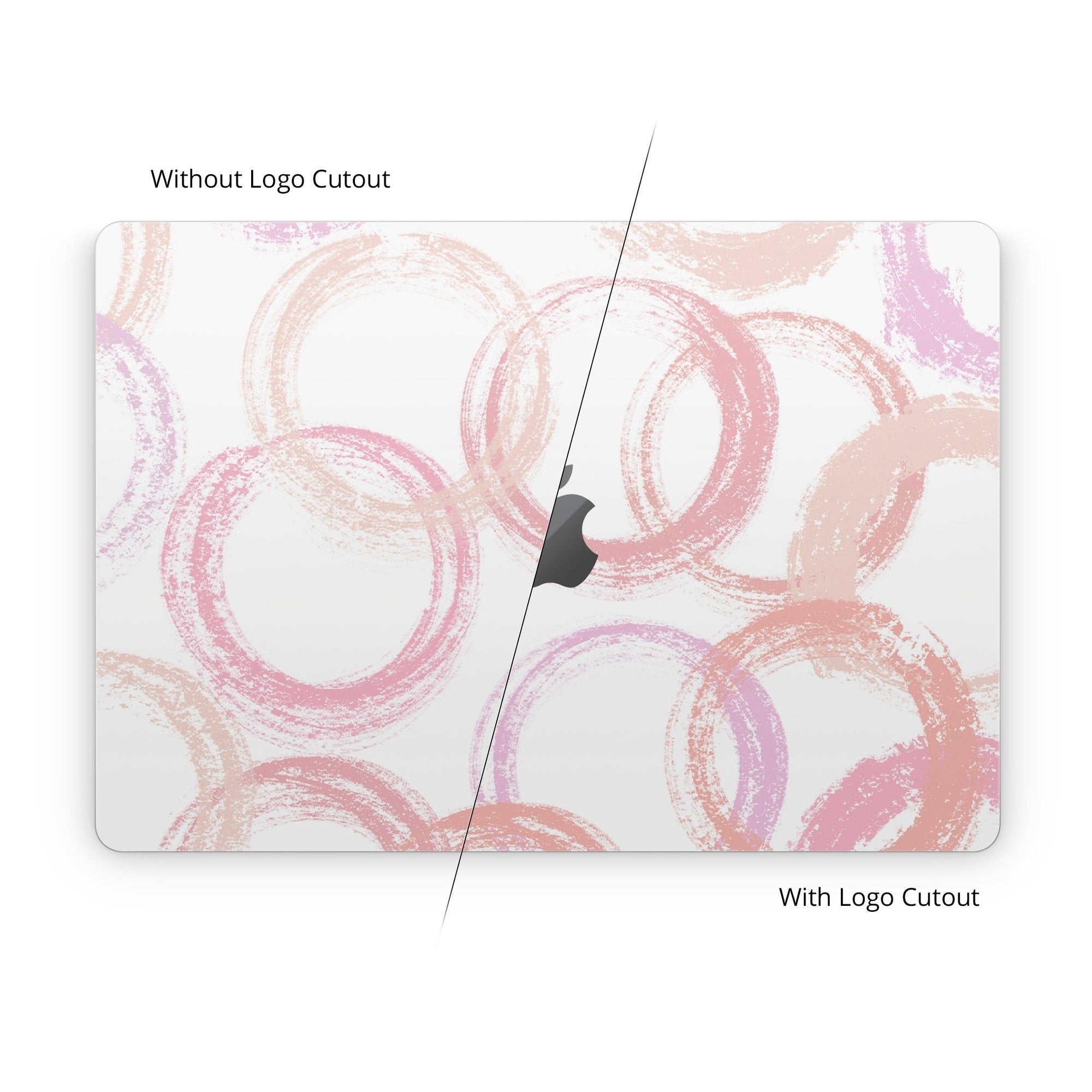 Pink Circles - Apple MacBook Skin