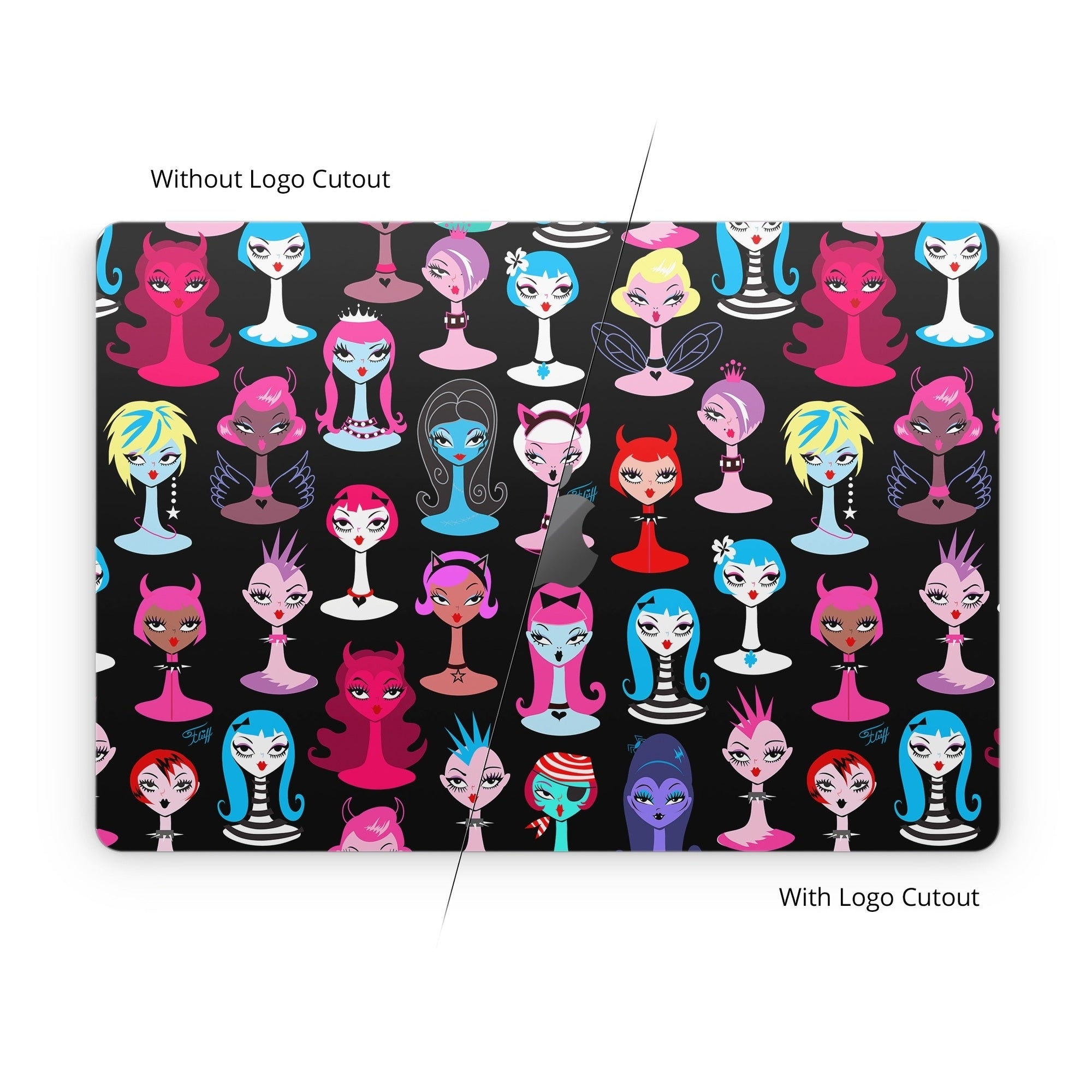 Punky Goth Dollies - Apple MacBook Skin