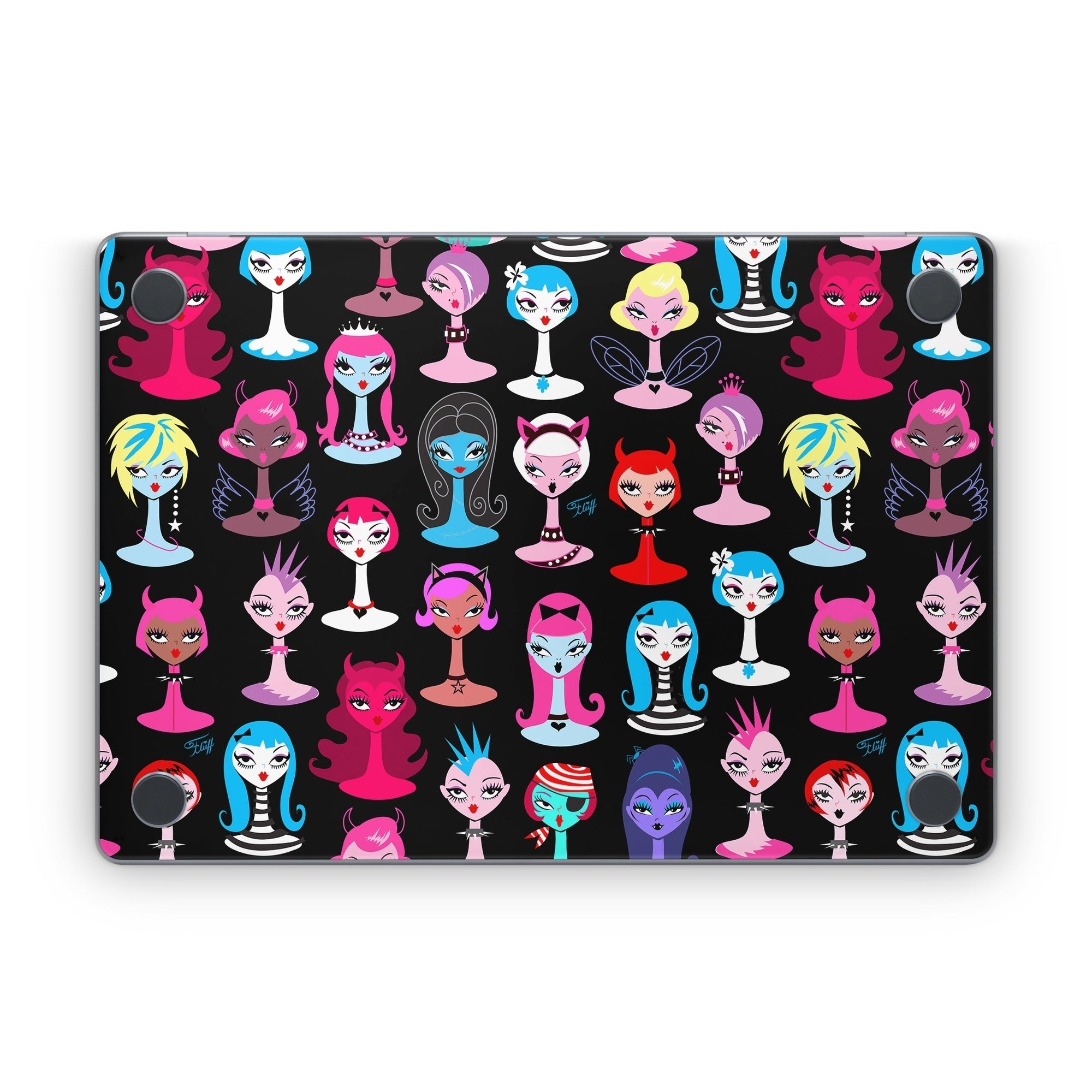 Punky Goth Dollies - Apple MacBook Skin