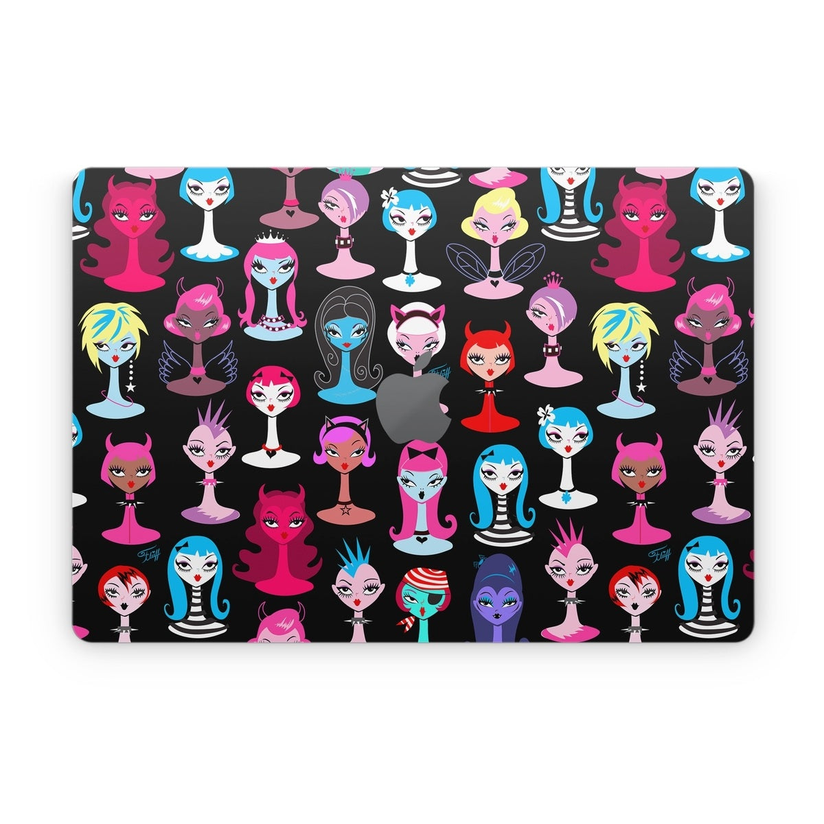 Punky Goth Dollies - Apple MacBook Skin