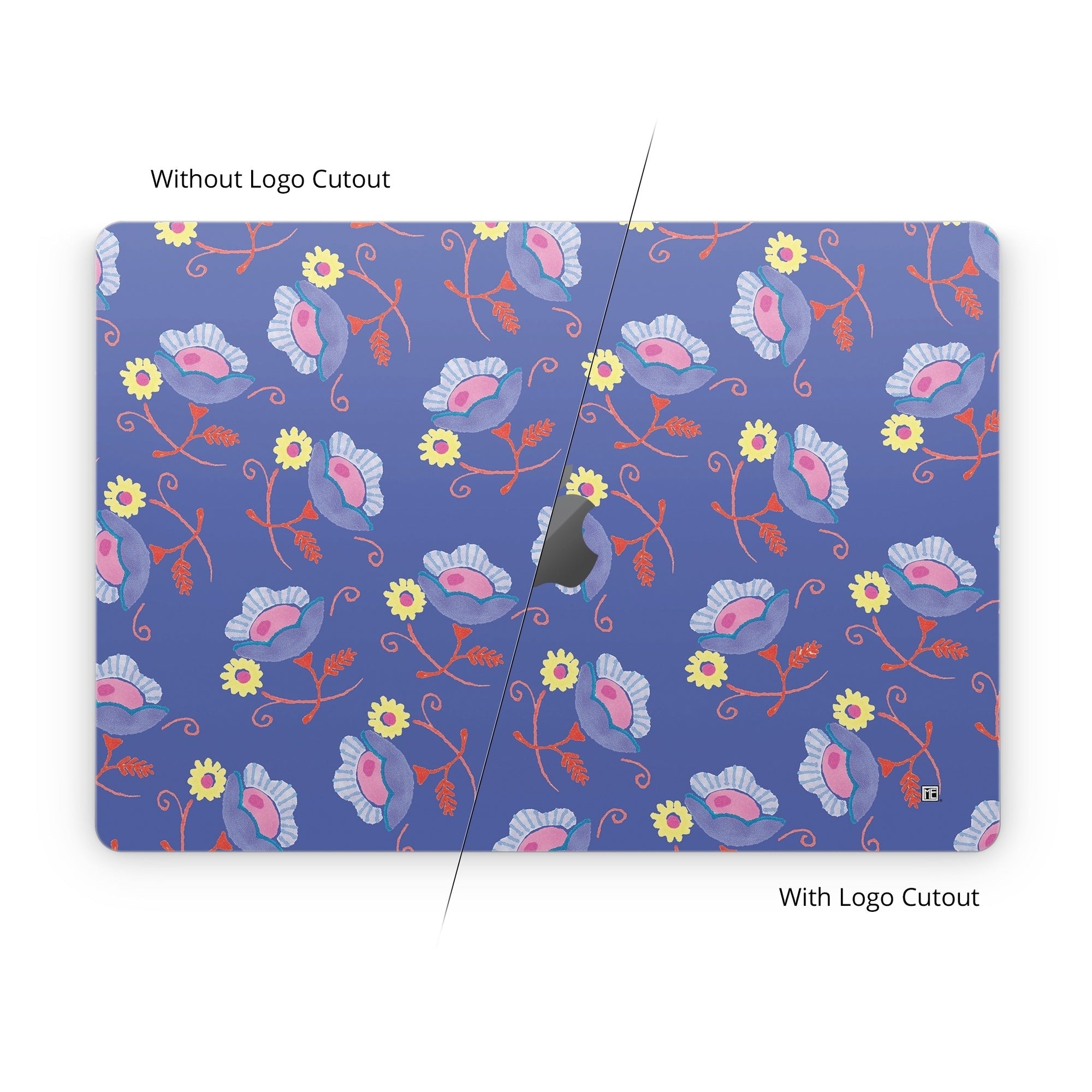 Purple Flowers - Apple MacBook Skin