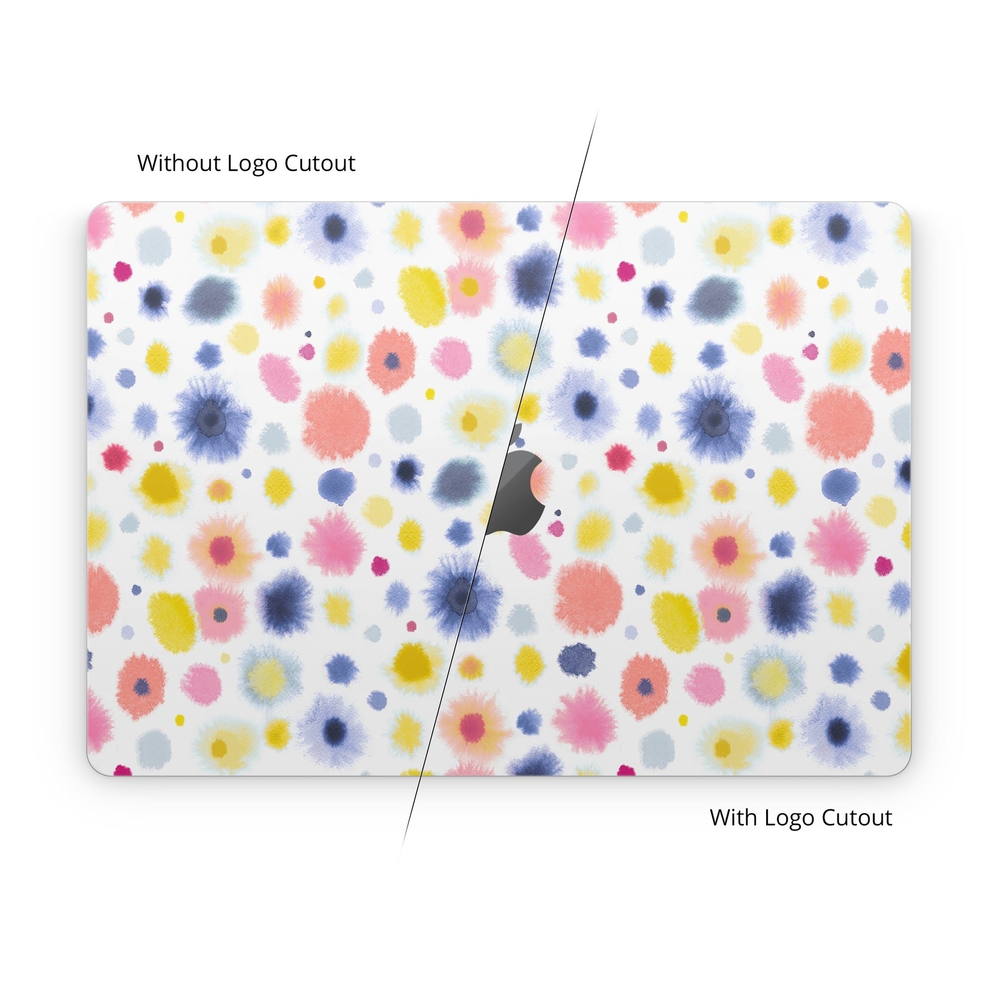 Red Blue Dots - Apple MacBook Skin