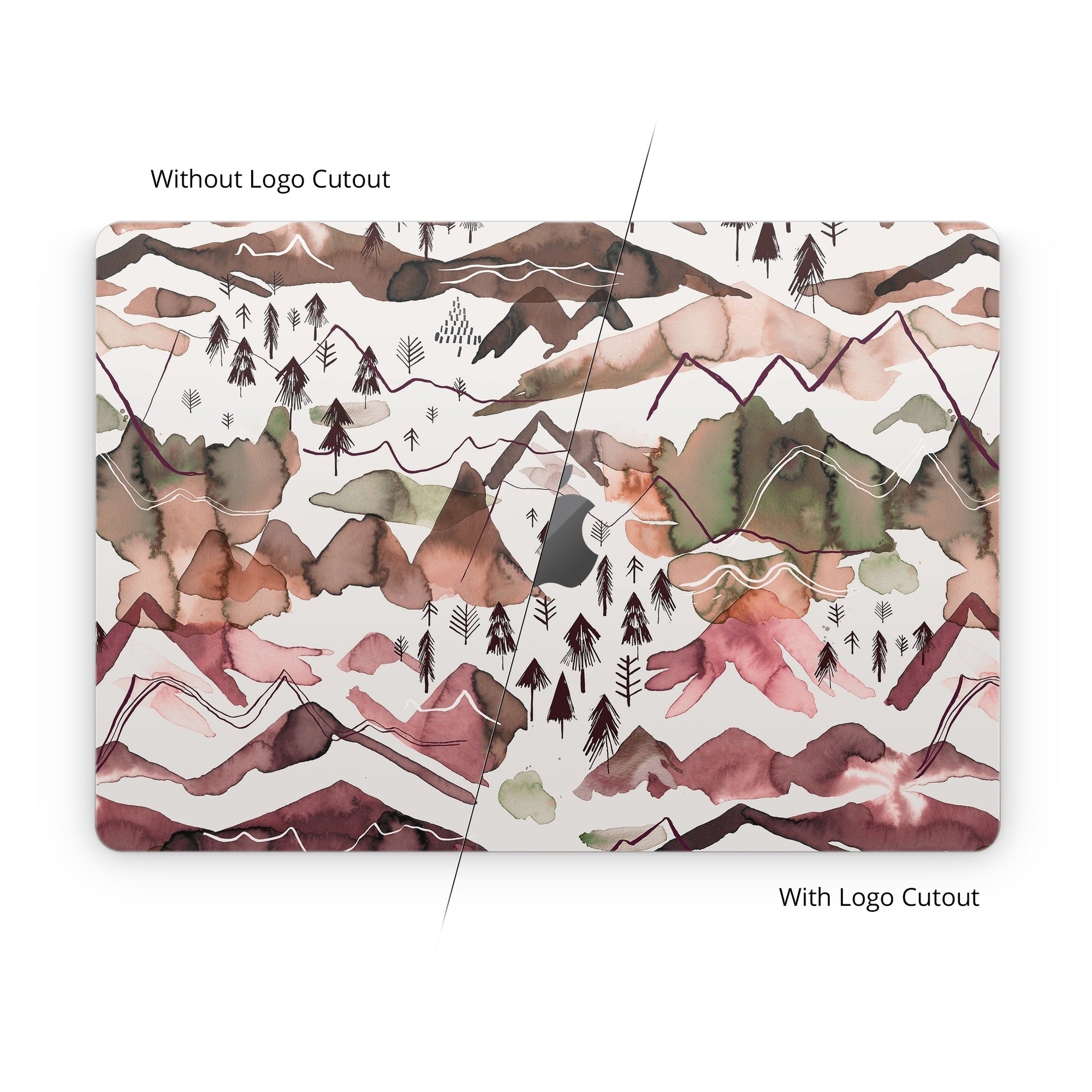 Red Mountains - Apple MacBook Skin