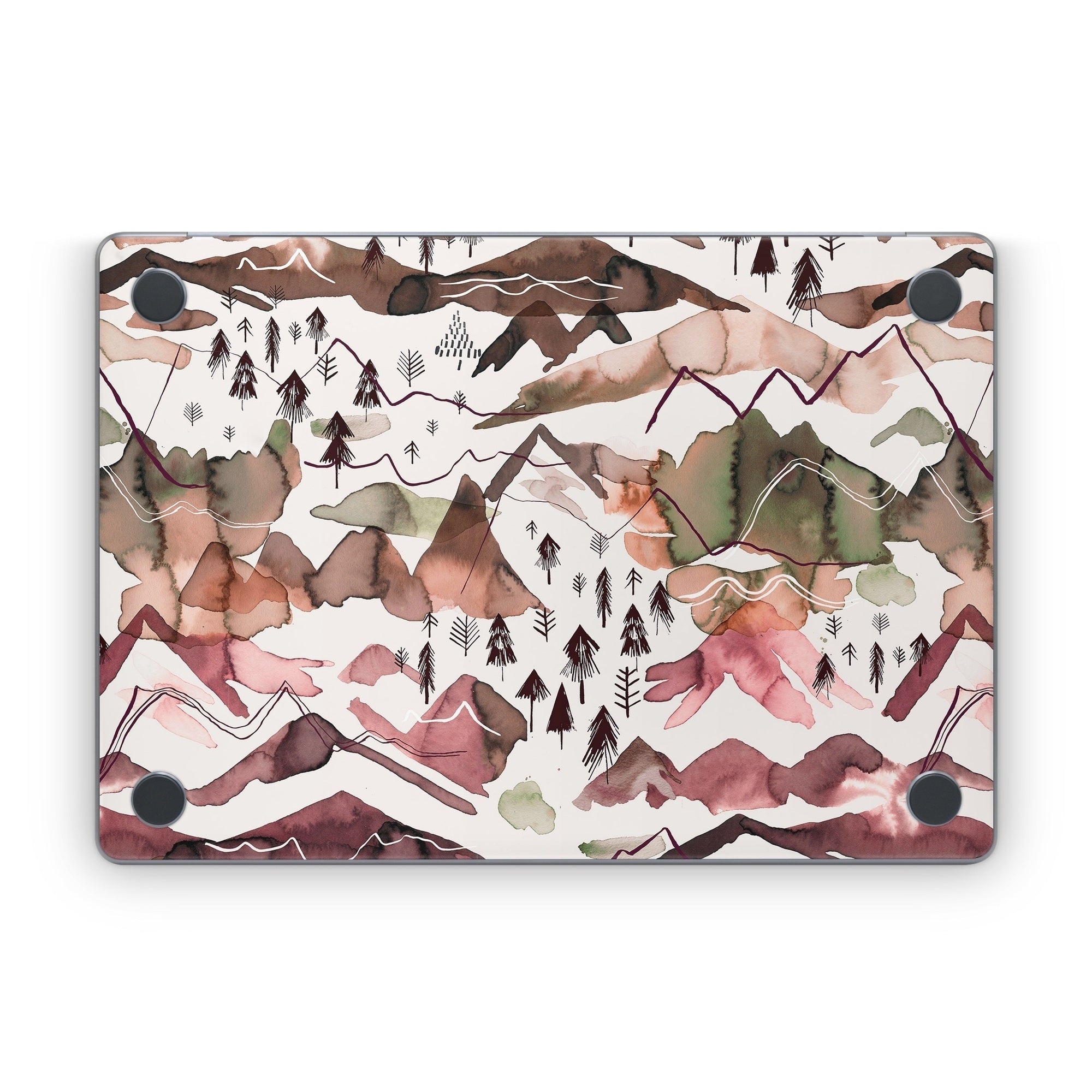 Red Mountains - Apple MacBook Skin