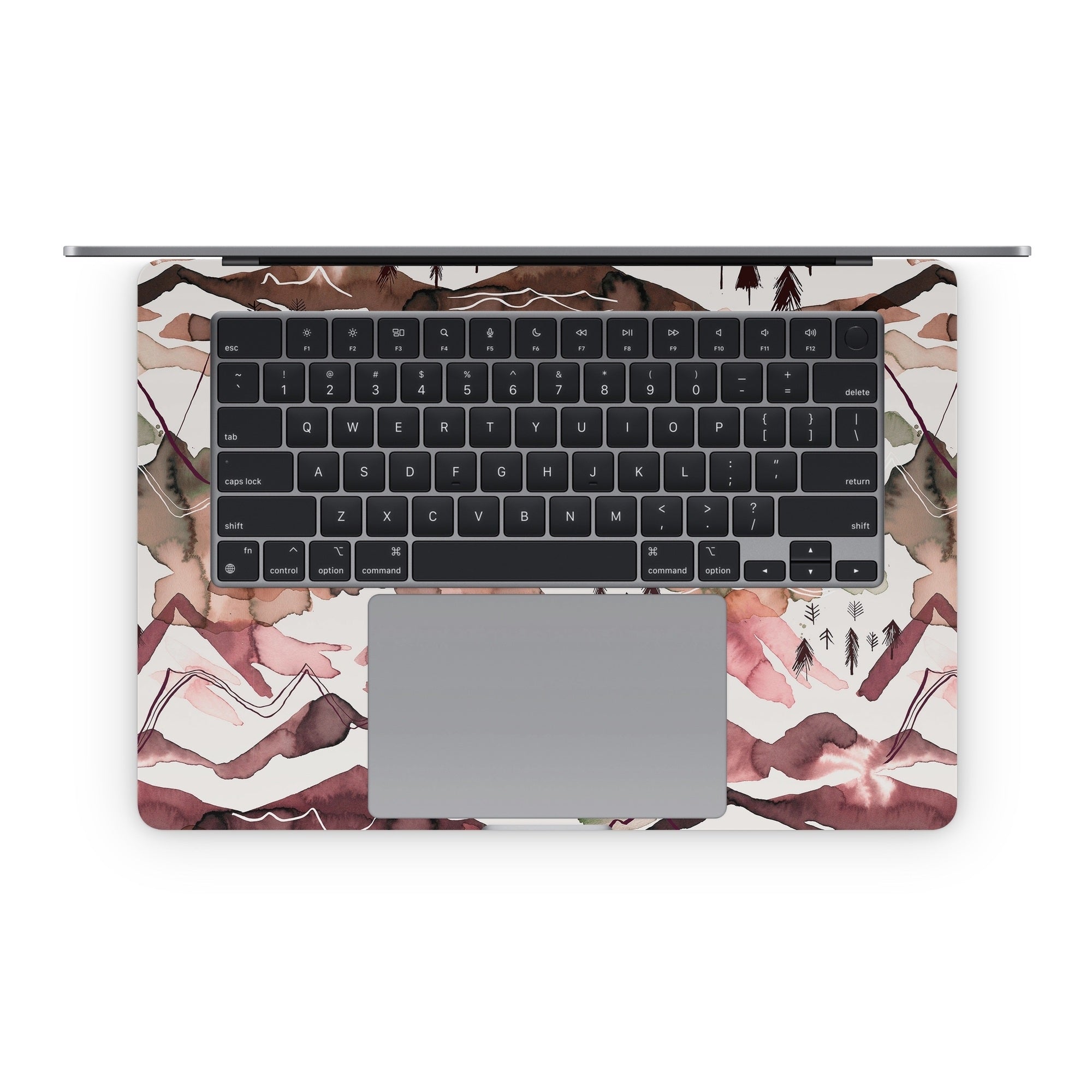 Red Mountains - Apple MacBook Skin