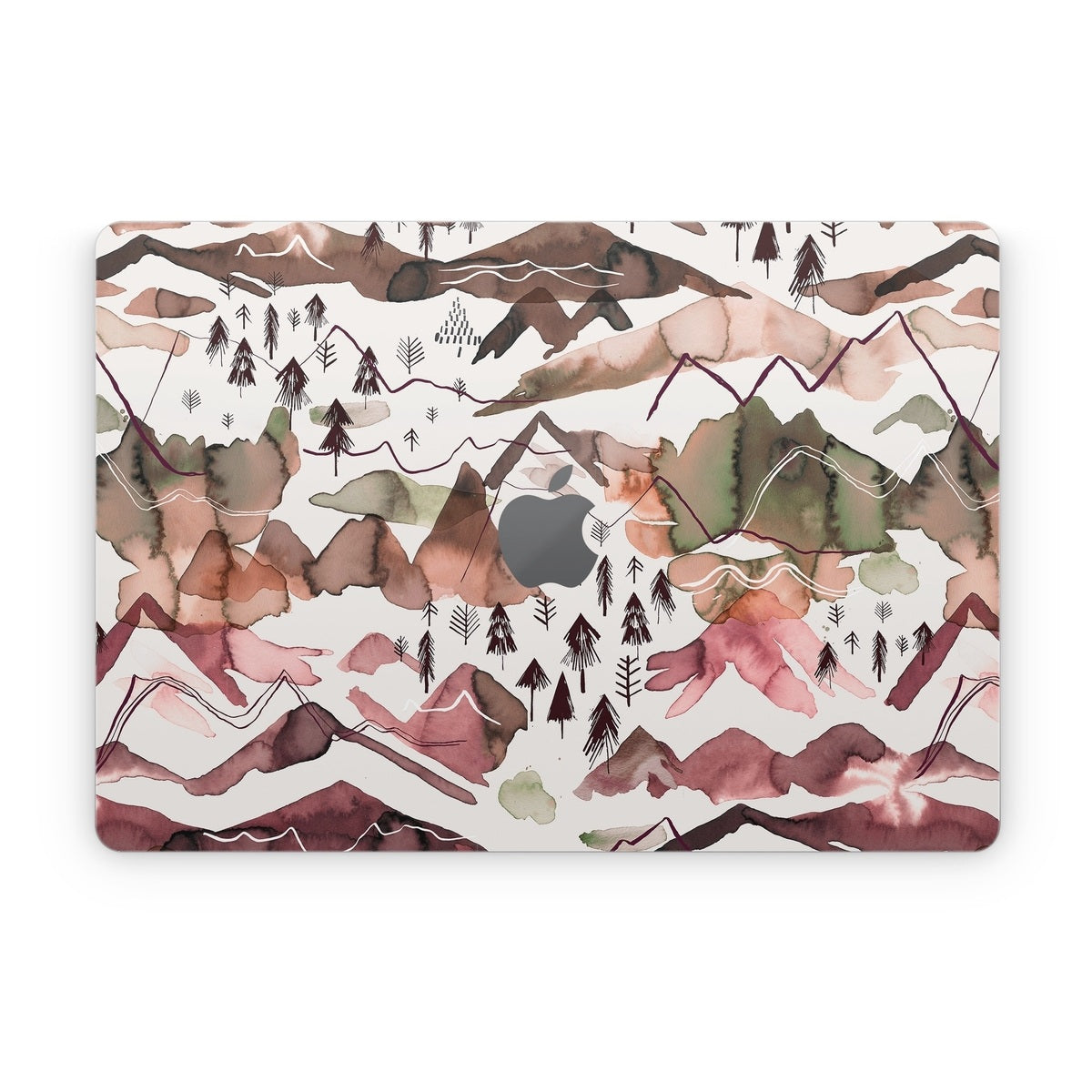 Red Mountains - Apple MacBook Skin