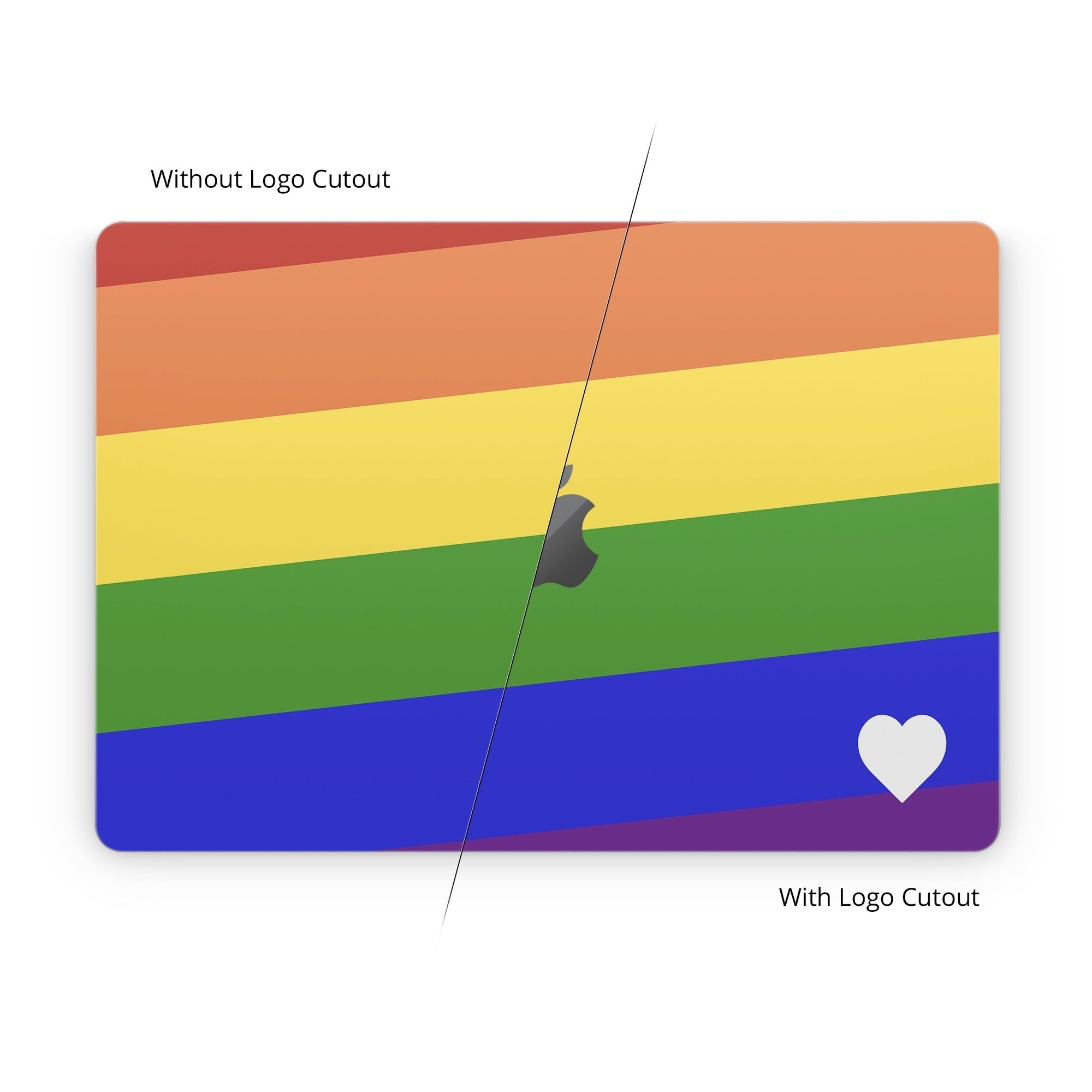 Rainbow Stripe - Apple MacBook Skin