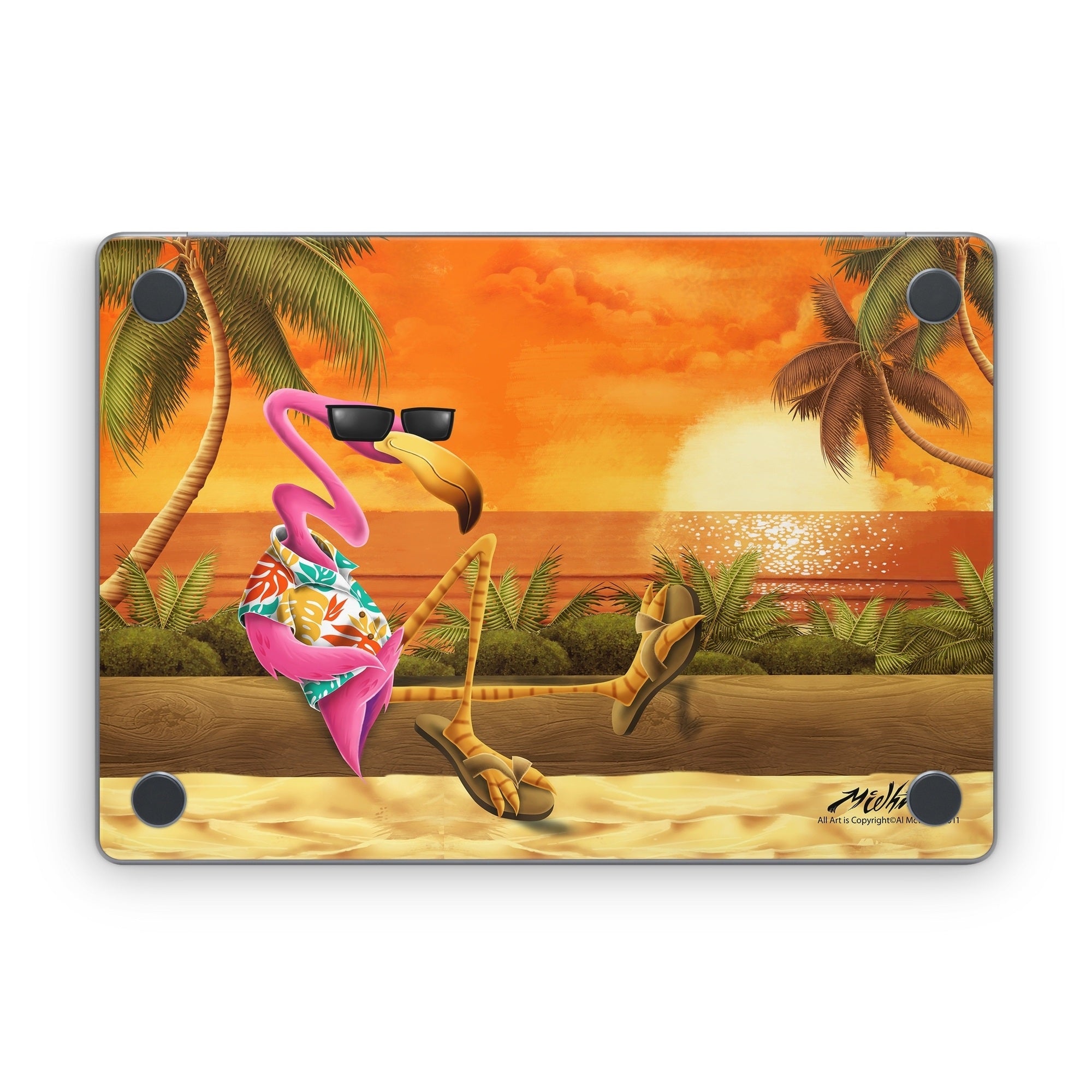 Sunset Flamingo - Apple MacBook Skin