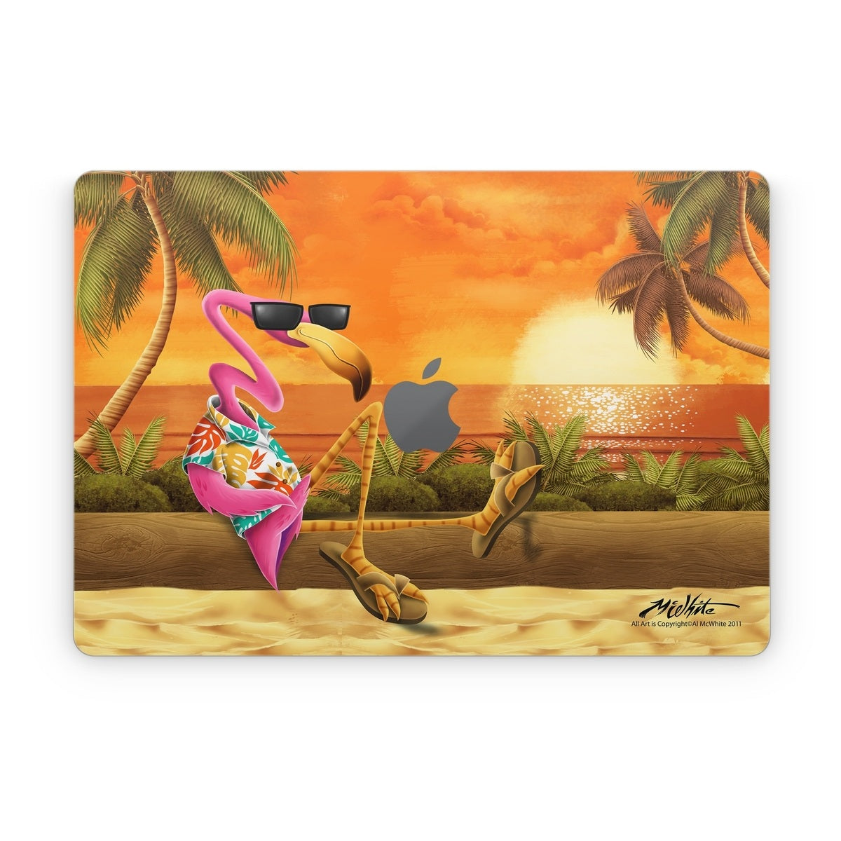 Sunset Flamingo - Apple MacBook Skin