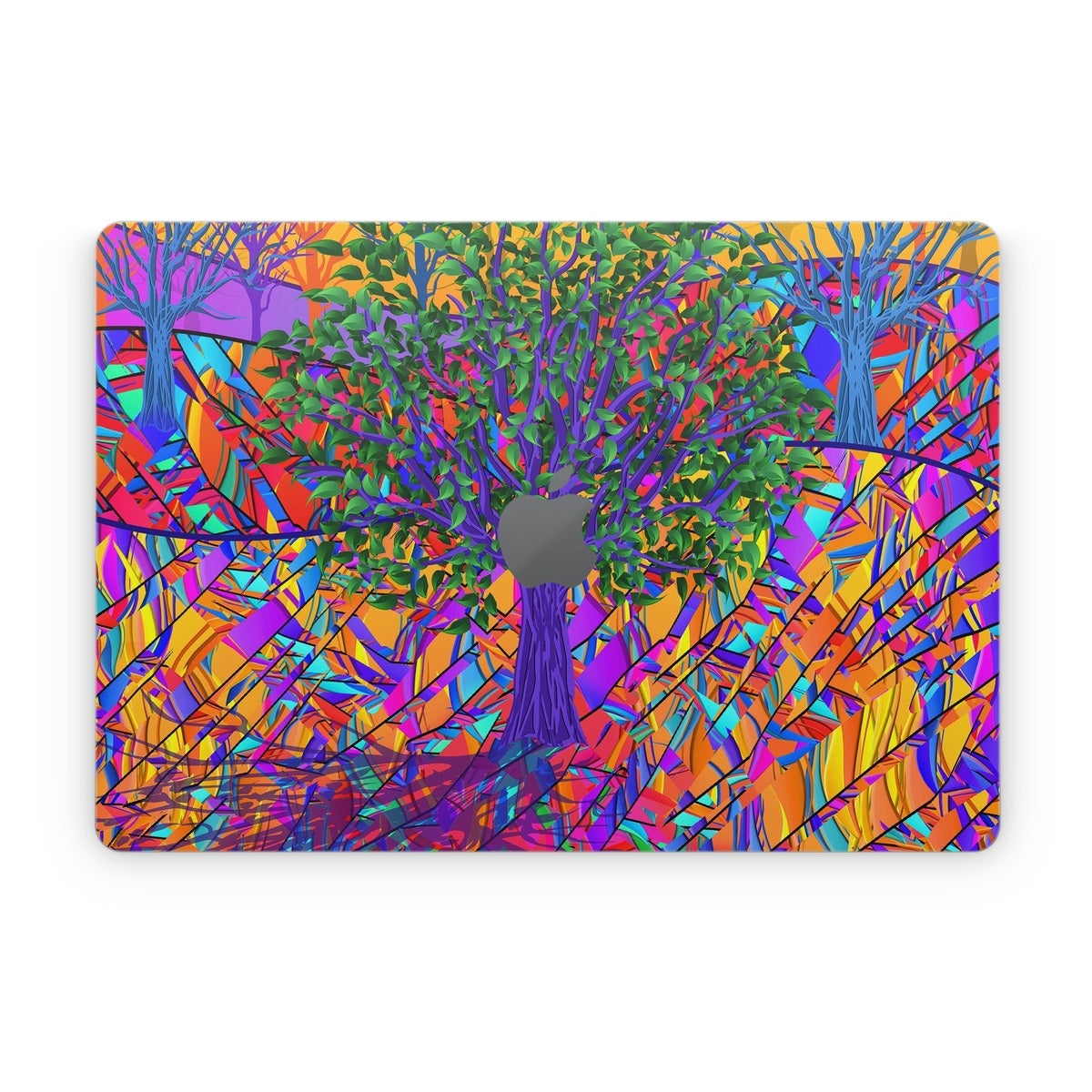 Stained Glass Tree - Apple MacBook Skin