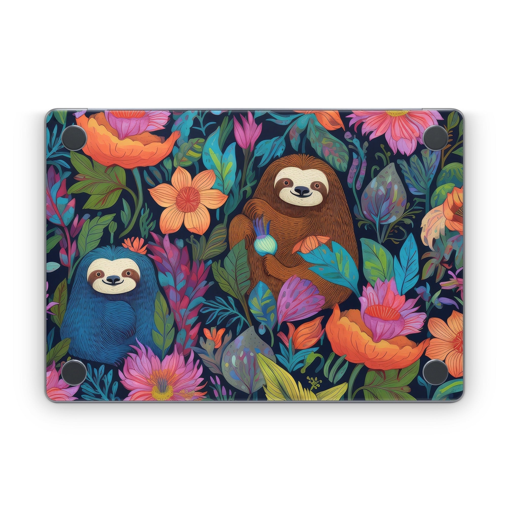 Garden of Slothy Delights - Apple MacBook Skin