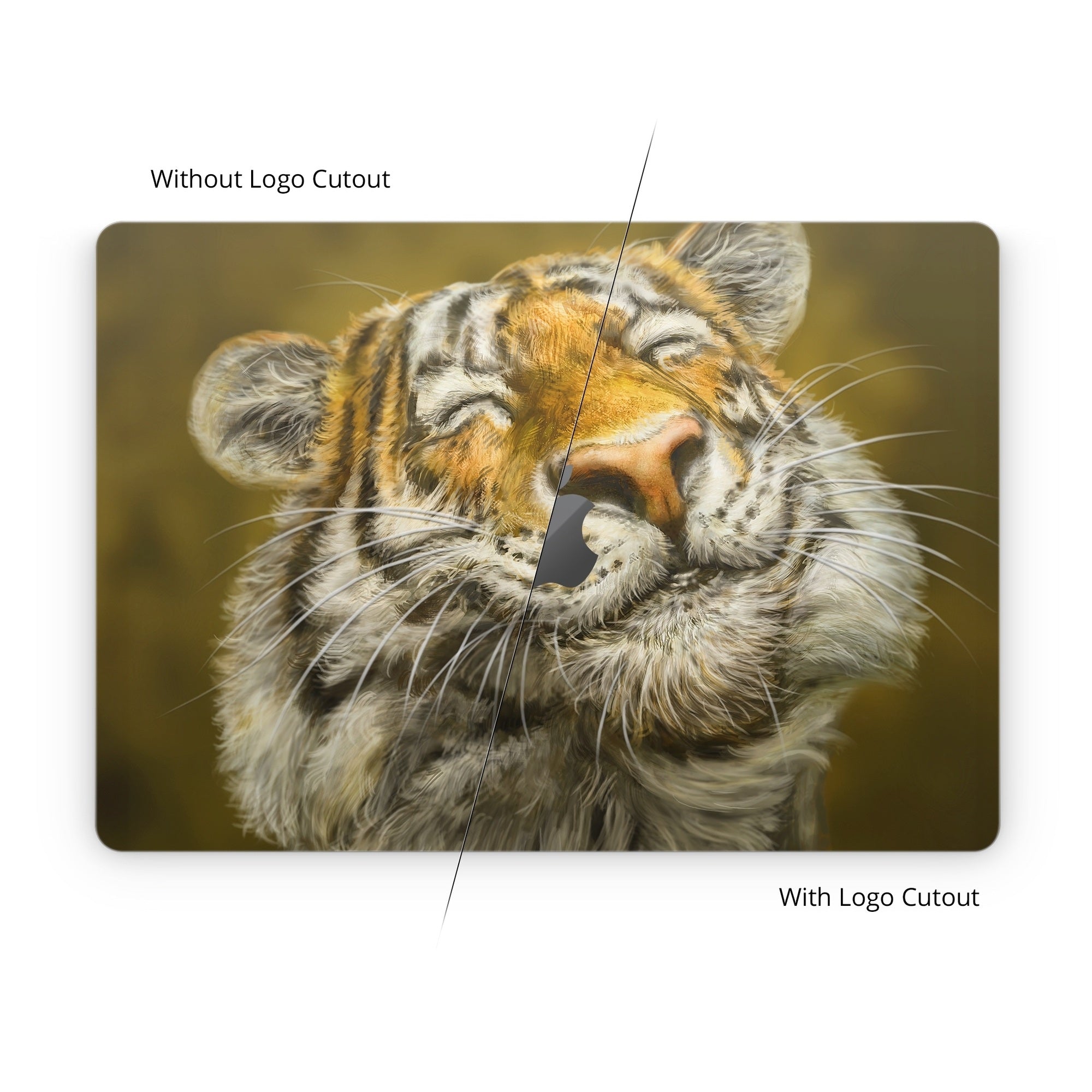 Smiling Tiger - Apple MacBook Skin